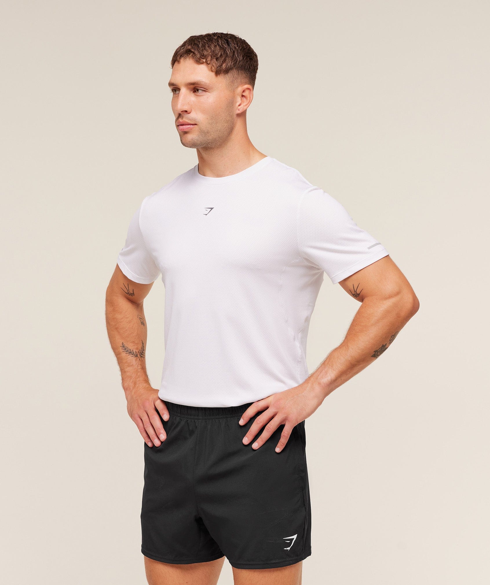 Gymshark Running T-Shirt - White