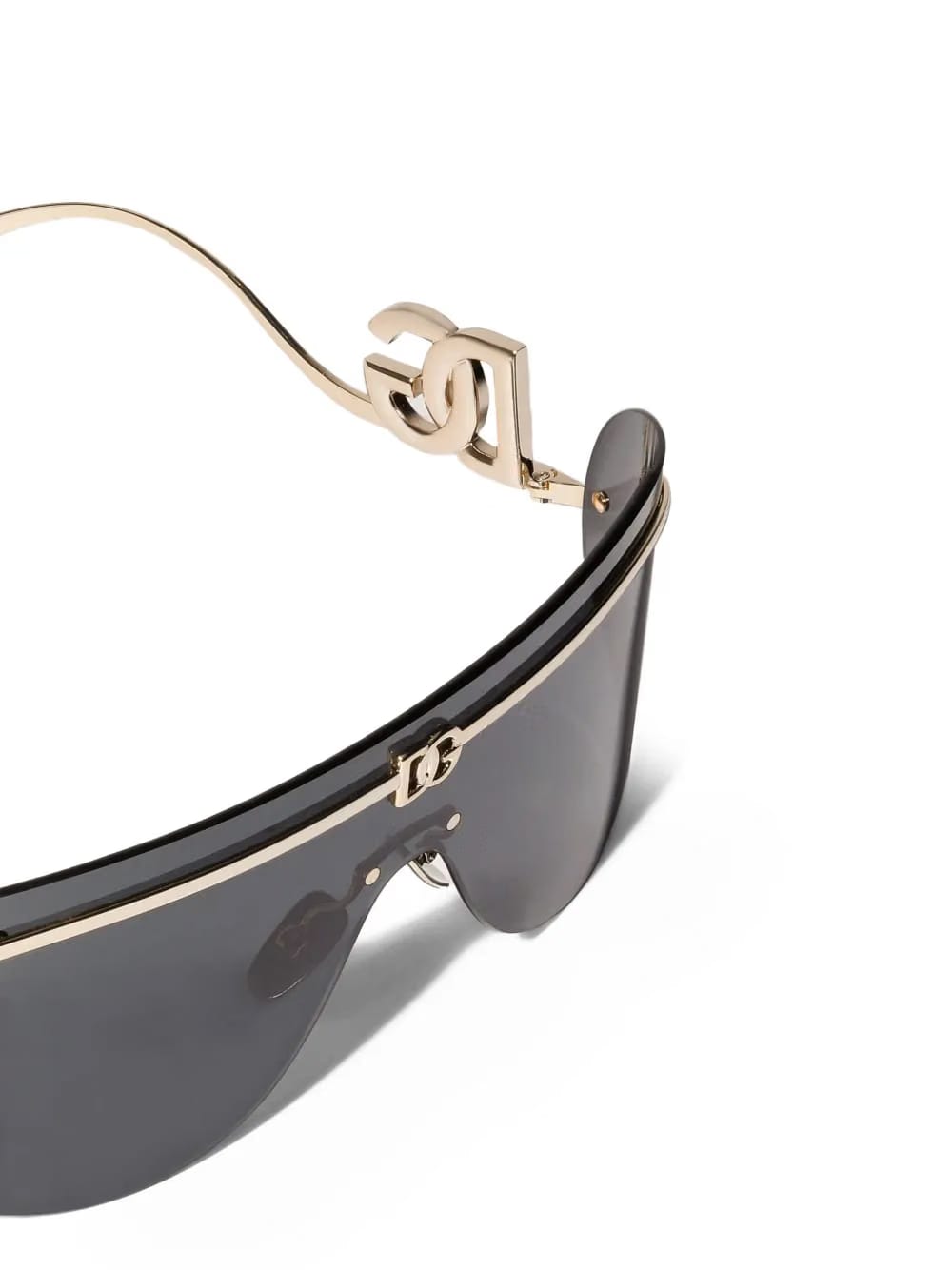 logo-plaque shield-frame sunglasses