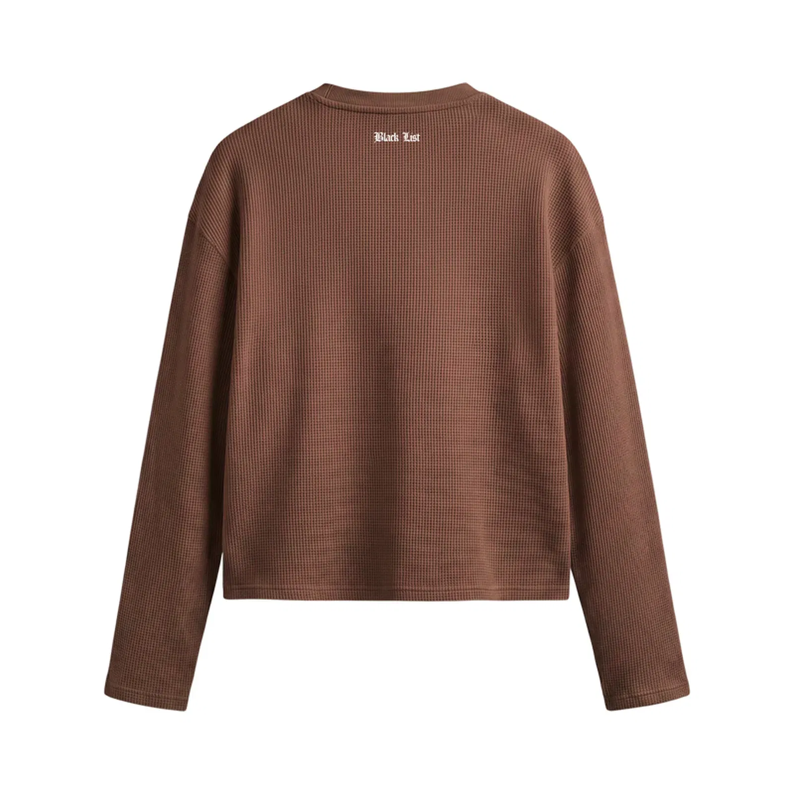 Blacklist Bear Archive Waffle T-shirt Brown