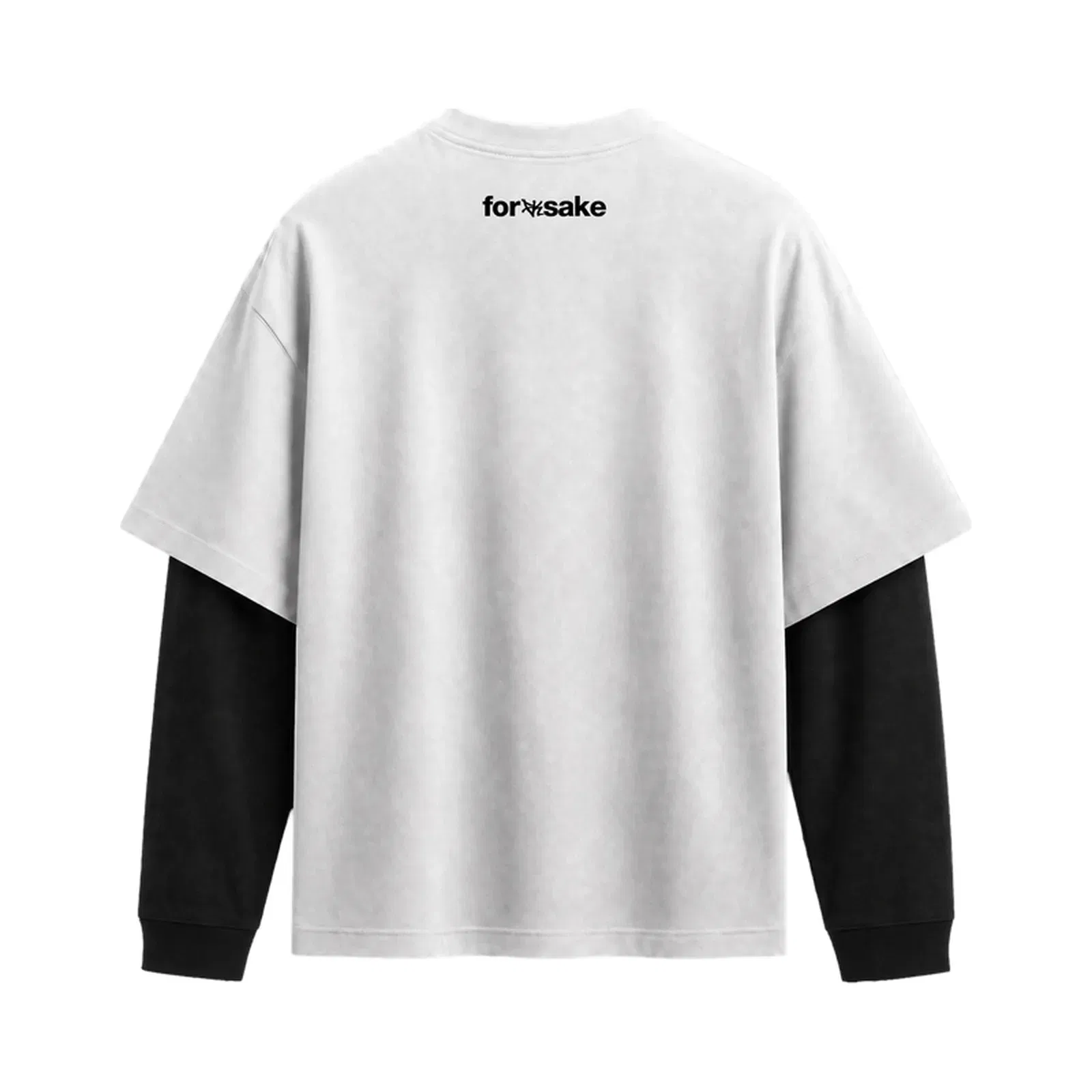 Forfksake Equal Hate Double Layered T-Shirt White