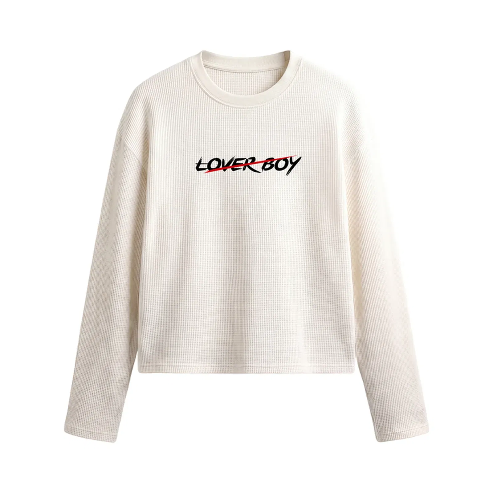 Blacklist Lover Boy Waffle T-shirt Off White