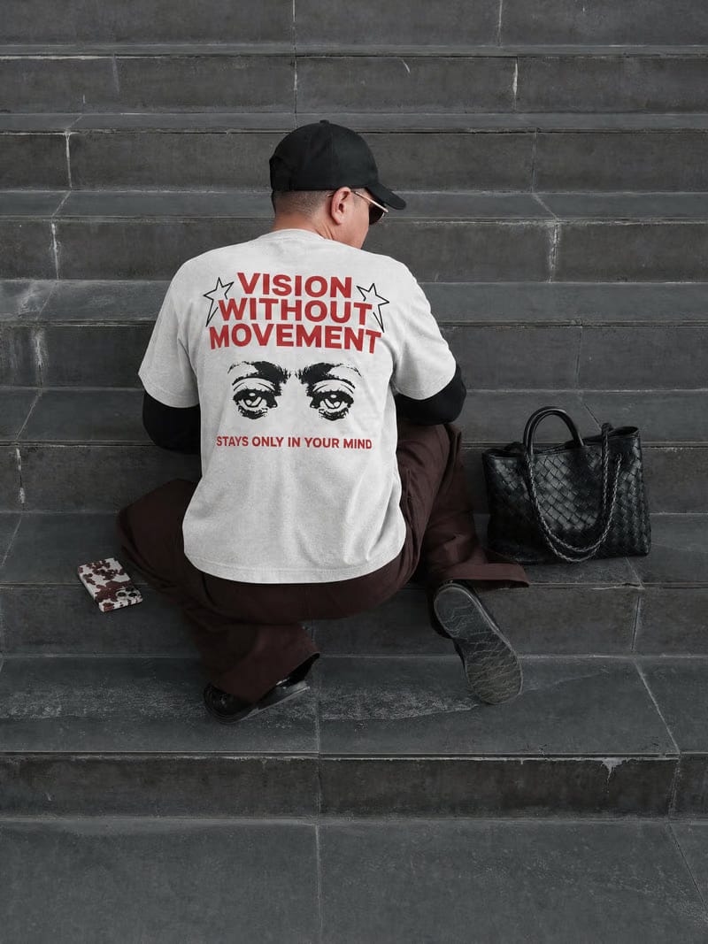 Forfksake Vision Double Layered T-Shirt White