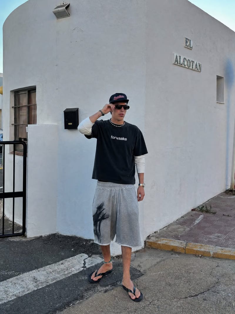 Forfksake Ways To Show Love Double Layered T-Shirt Black