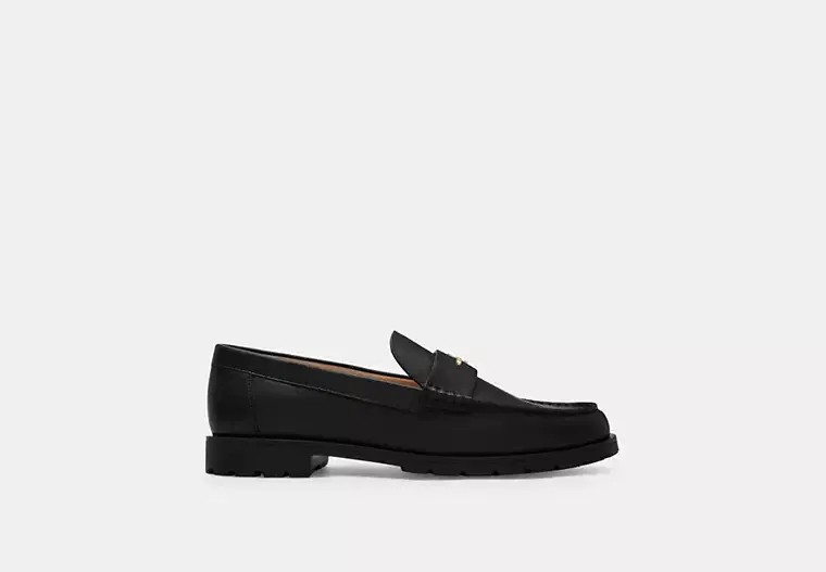 Coach Janie Loafer Black