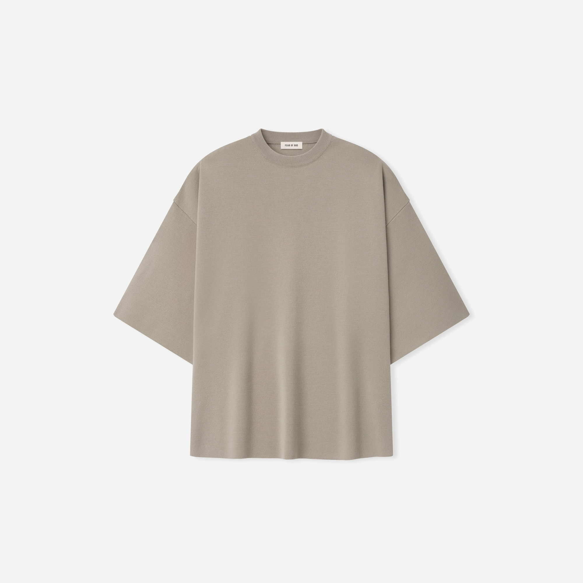 Fear Of God Merino Milano Knit T-Shirt Dusty Beige
