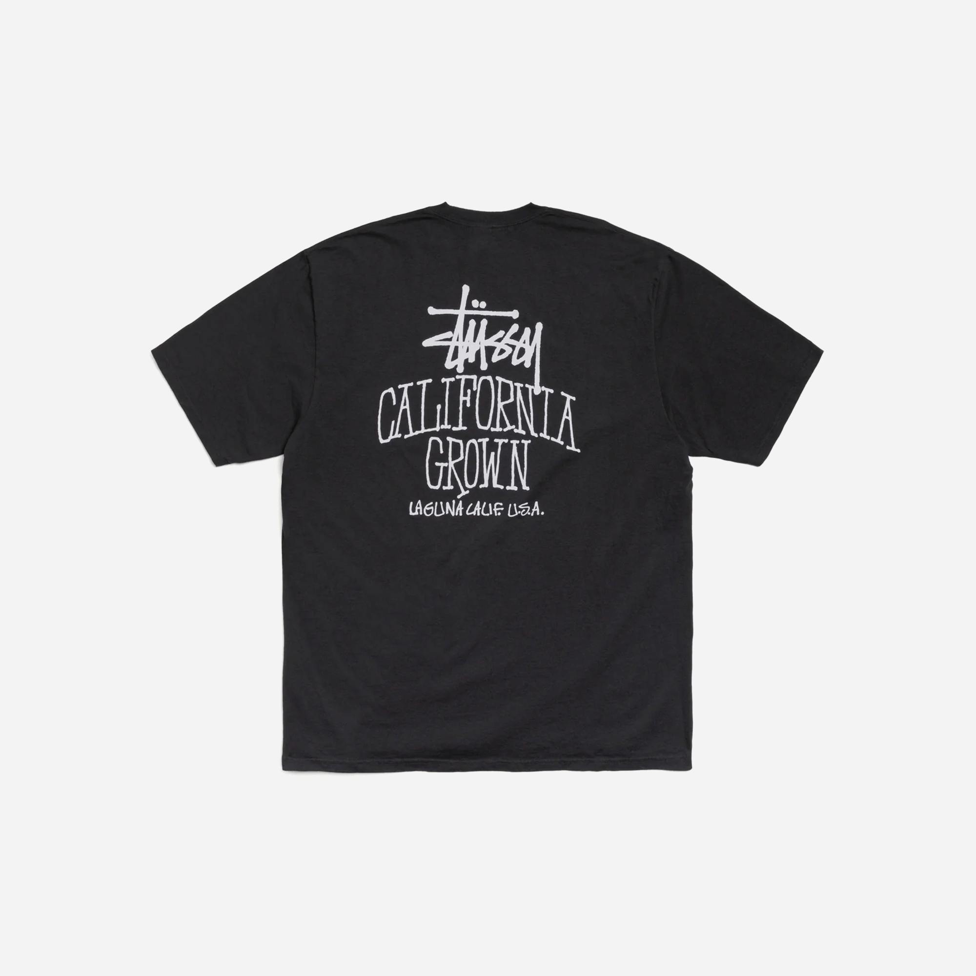 Stussy Cali Grown T-Shirt Pigment Dyed Faded Black