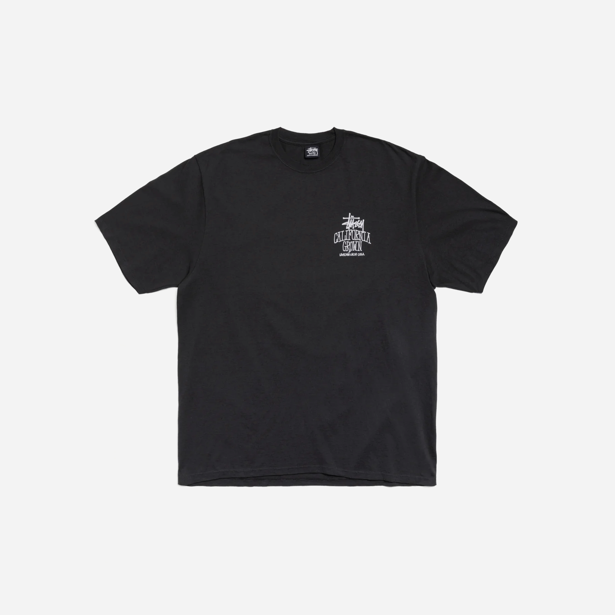 Stussy Cali Grown T-Shirt Pigment Dyed Faded Black