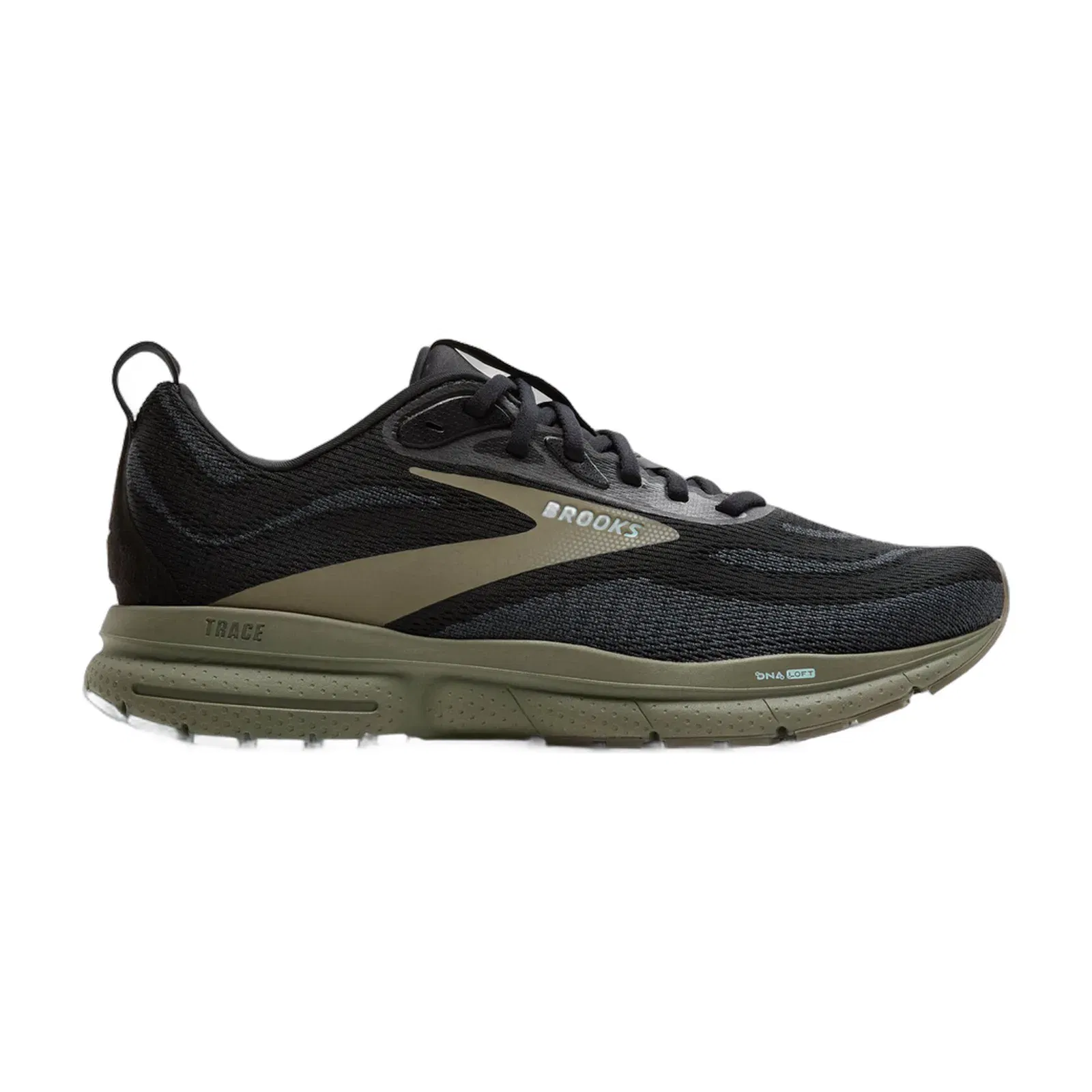 Brooks Trace 4 Black Ebony Dusty Olive