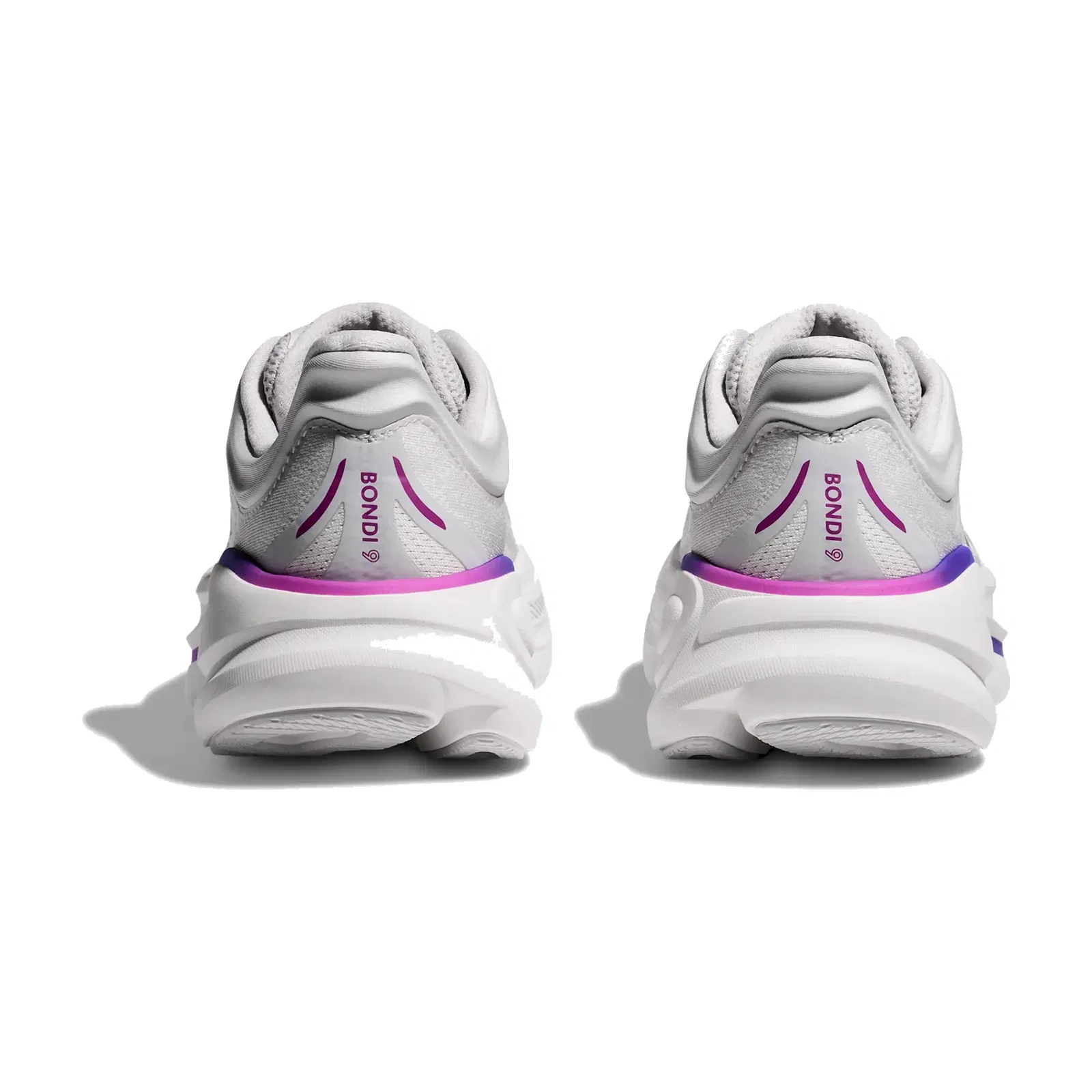 Hoka Bondi 9 Cosmic Grey White Regular WMNS
