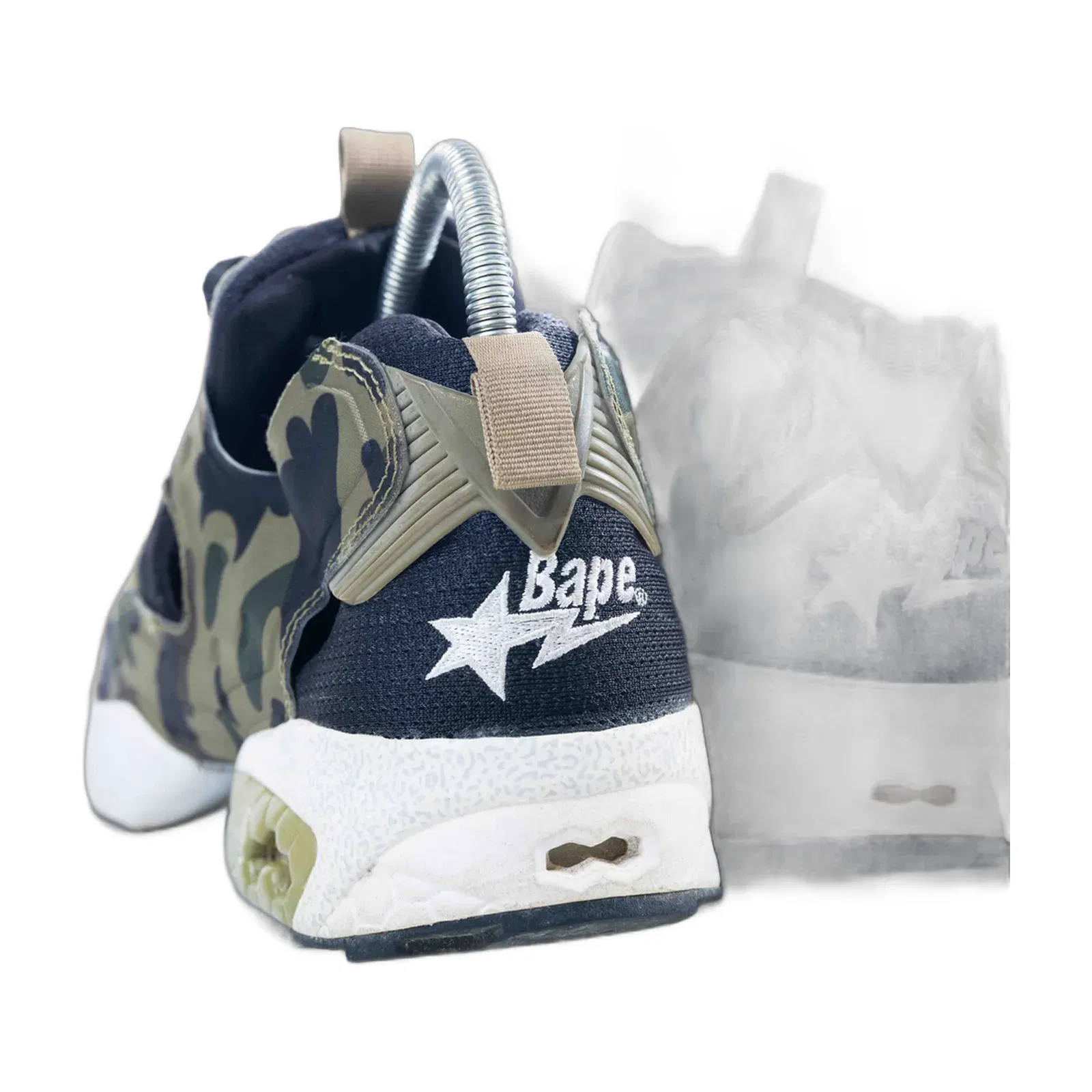 Aape By A Bathing Ape X Mita X Instapump Fury OG - Black Earth (UK 10)