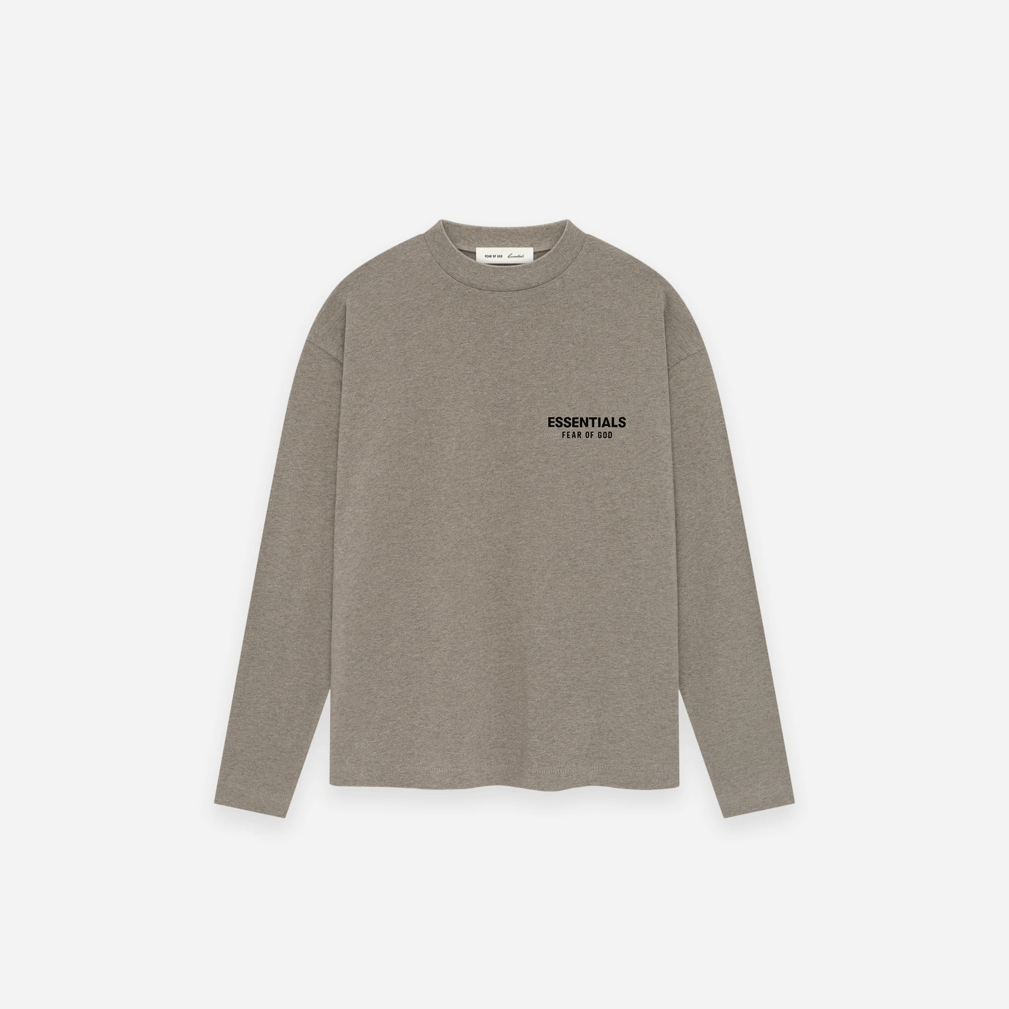 Fear Of God Essentials SS26 Classic Long Sleeve T-Shirt Homestead Heather