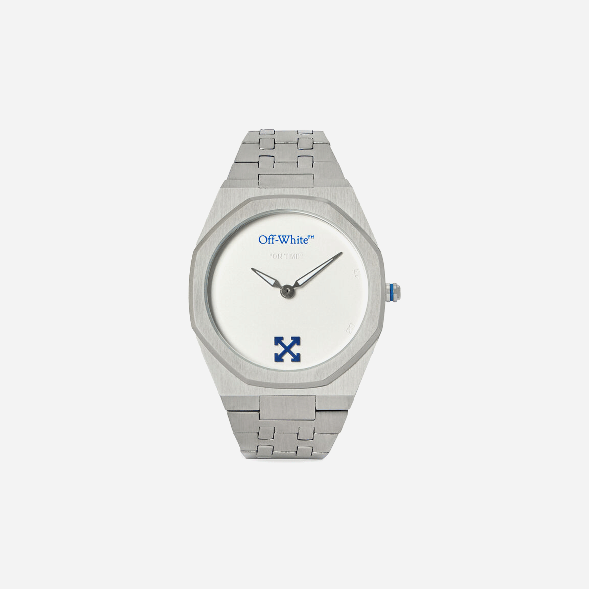 Off-White On Time Watch Silver