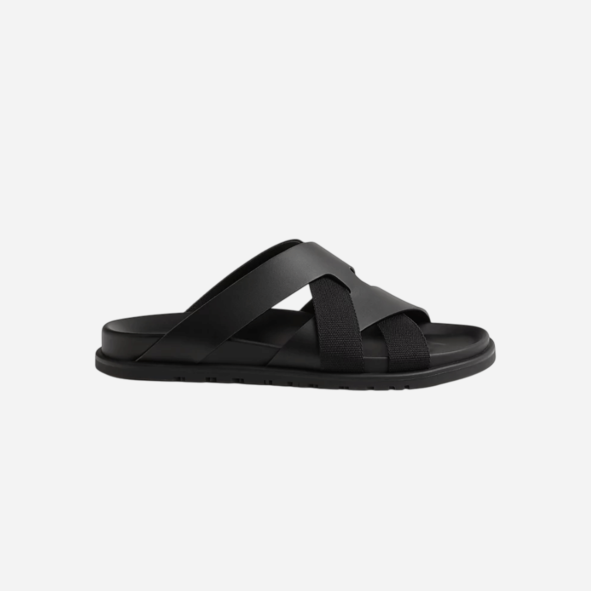 Hermes Kazimir Sandal Noir
