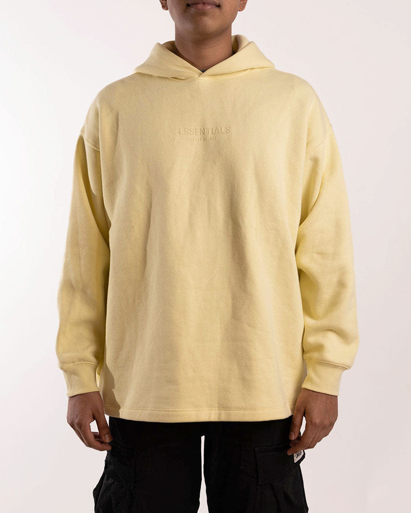 Fear of God Essentials Yellow Relaxed Hoodie (S)