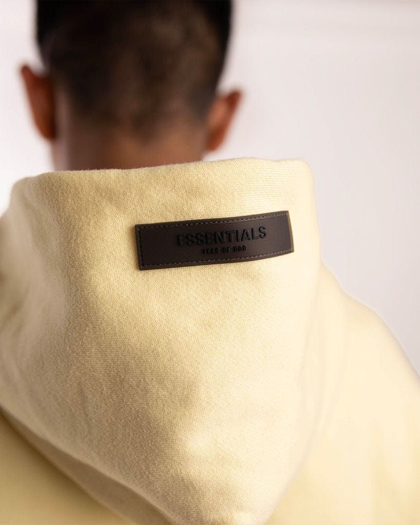 Fear of God Essentials Yellow Relaxed Hoodie (S)