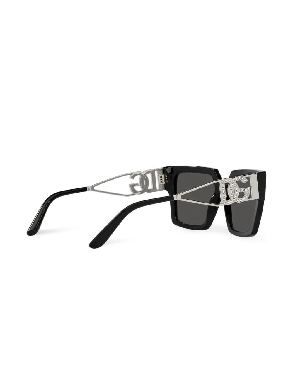 crystal-embellished square-frame sunglasses