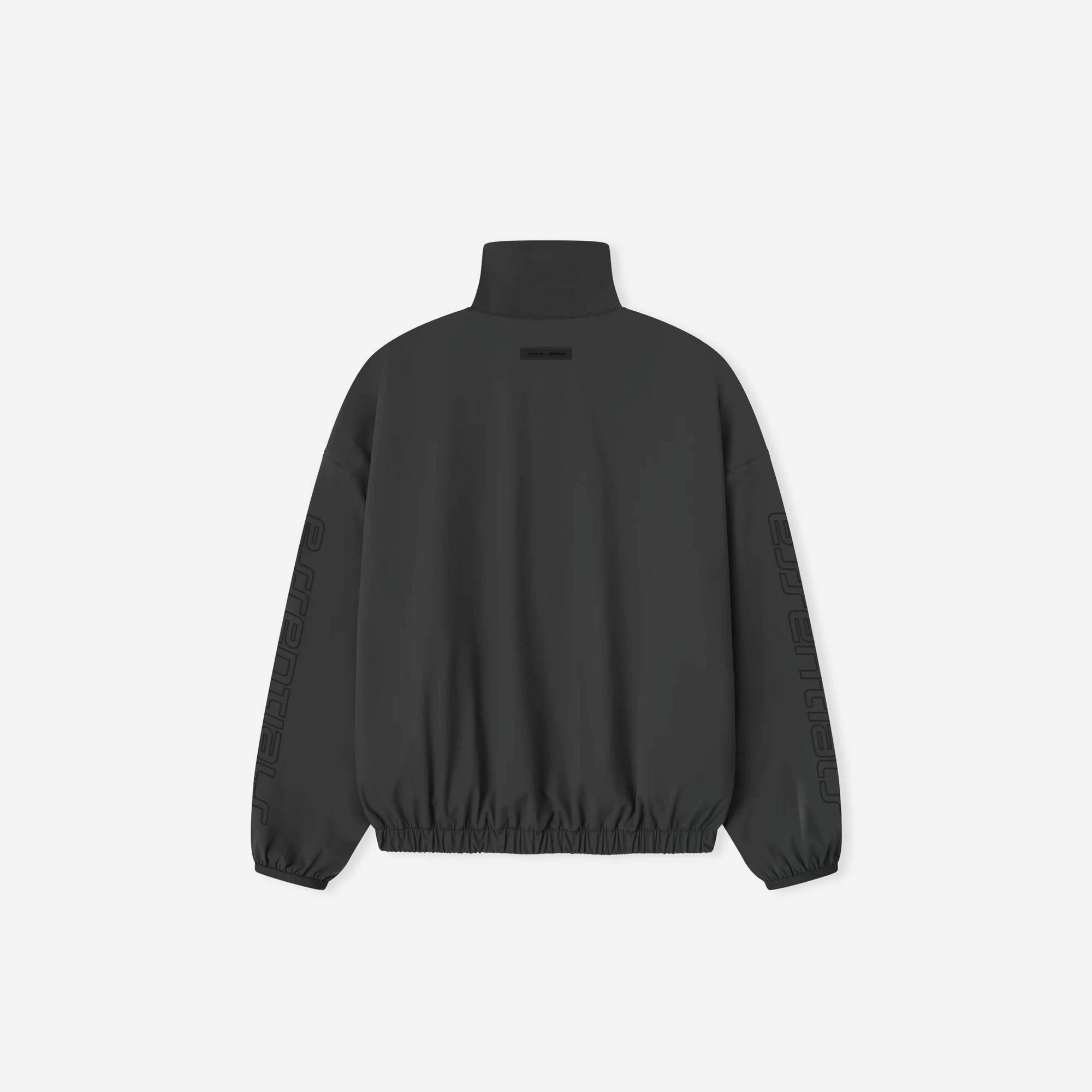Fear Of God Essentials Tech Nylon Half Zip Track Jacket Iron Grey