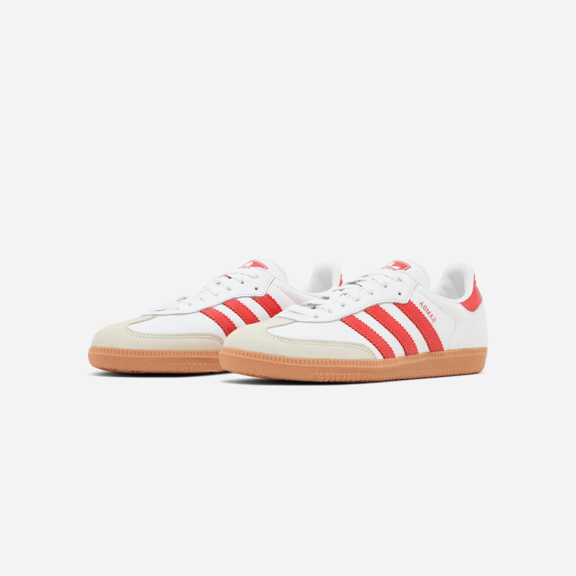 Adidas Samba OG White Solar Red Gum