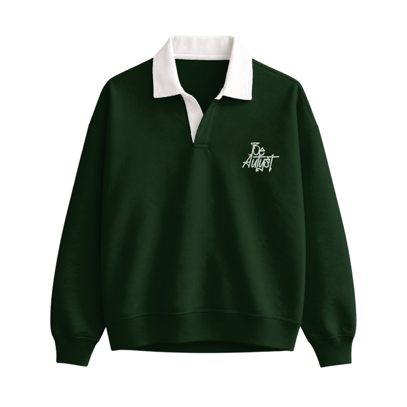 Be Autyst Green Polo Sweatshirt