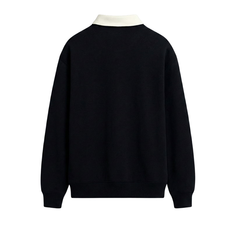City Off Domes Code Black Polo Sweatshirt