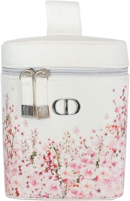 Christian Dior Vanity pouch Flower White Novelty Limited Japan