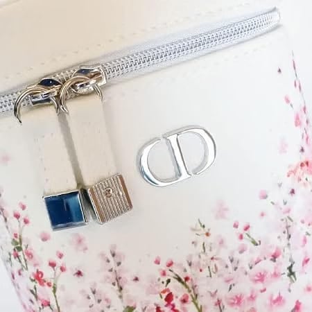 Christian Dior Vanity pouch Flower White Novelty Limited Japan