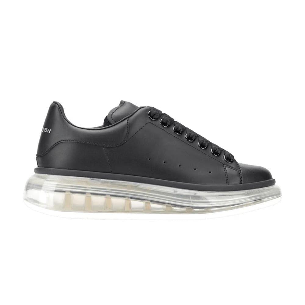 Alexander McQueen Wmns Oversized Sneaker 'Clear Sole - Black White'