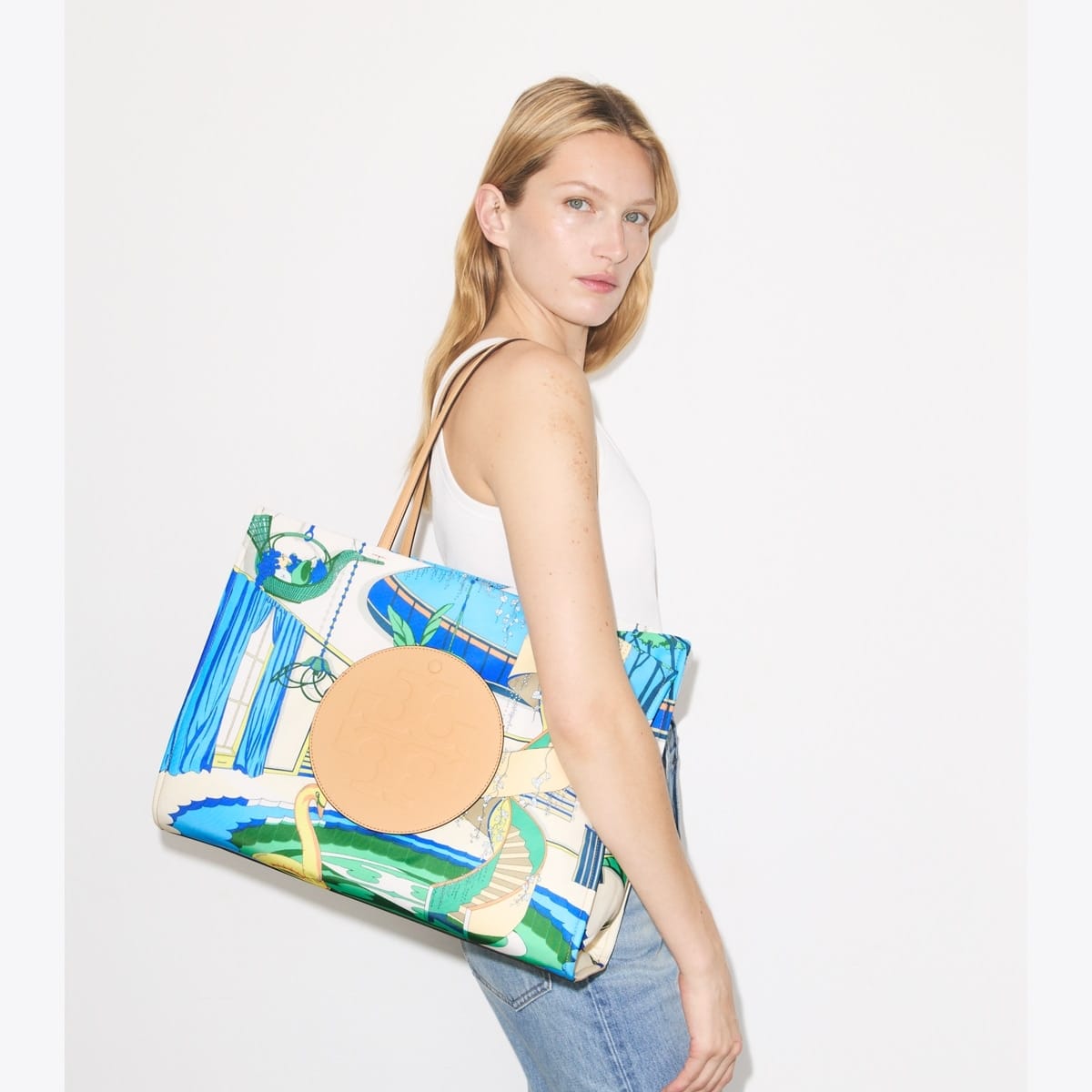 Ella Printed Tote