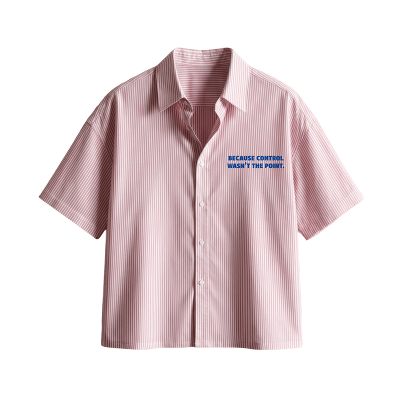 Forfksake Absolut 00 Boxy Fit Pink Striped Shirt