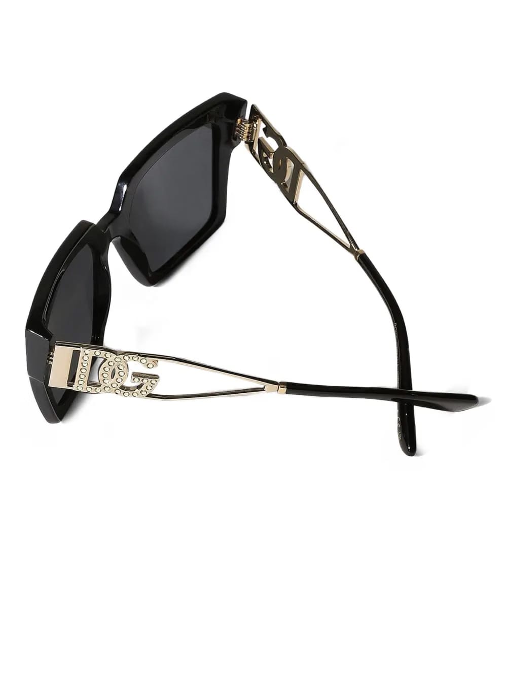 embellished square-frame sunglasses