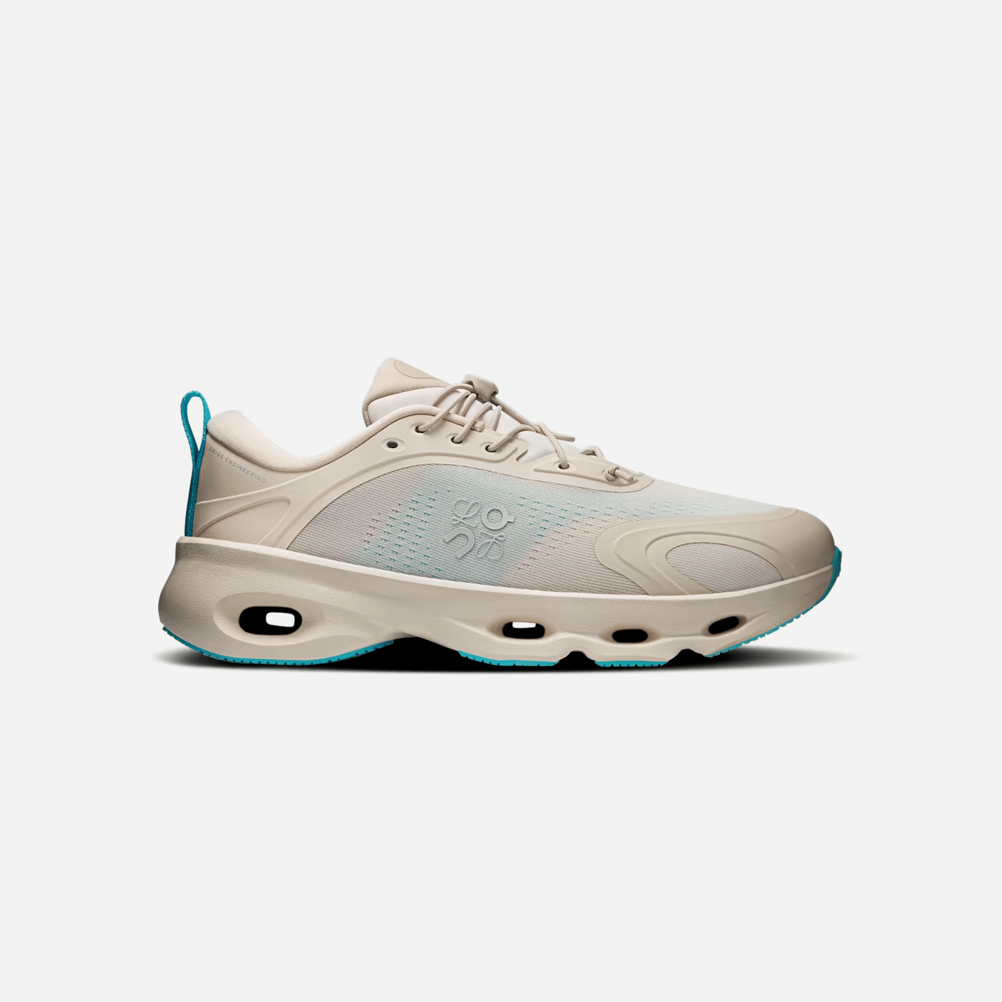 ON Running Cloudsolo LOEWE Sand Turquoise WMNS