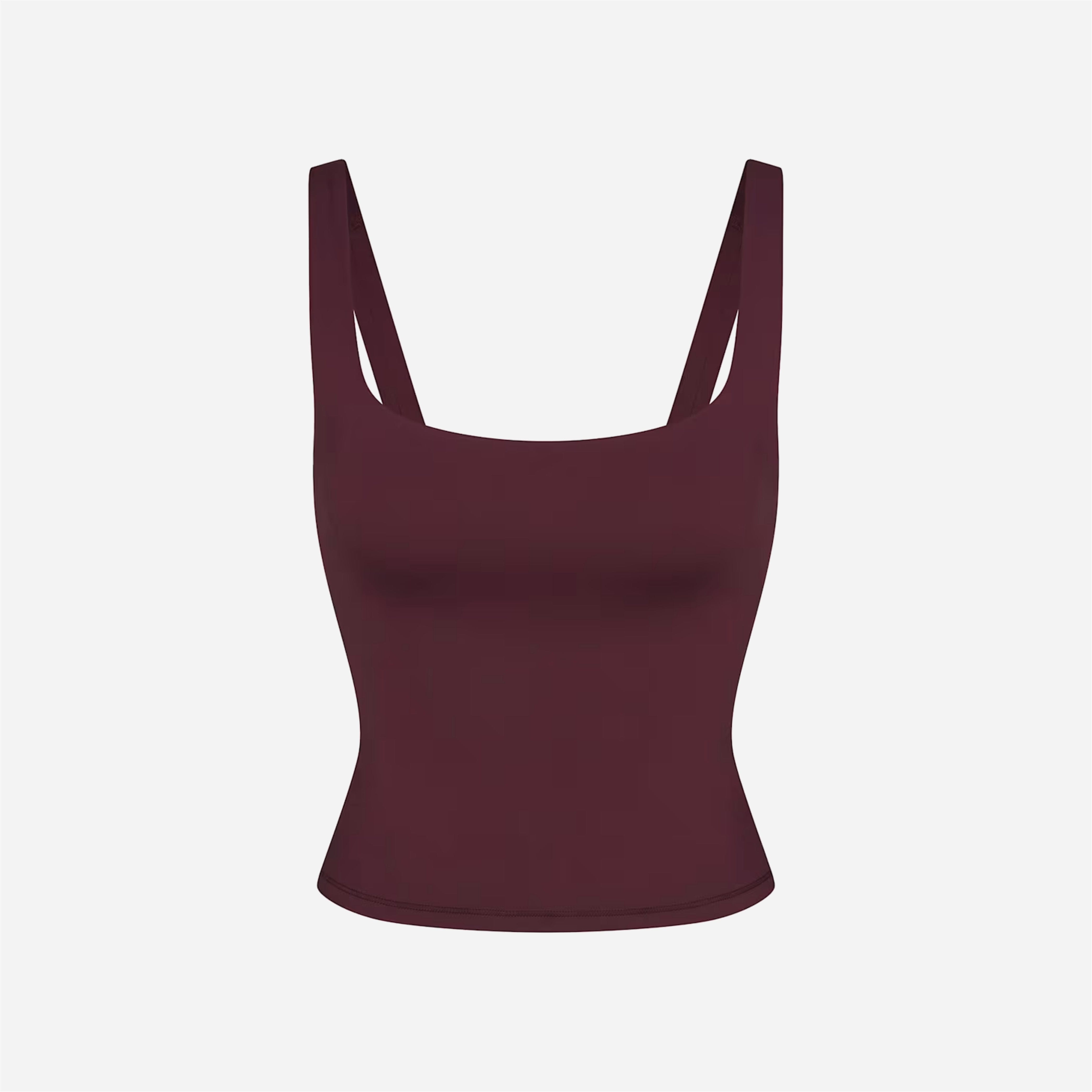 Nike X Skims Matte Women's Square-Neck Tank CURRANT