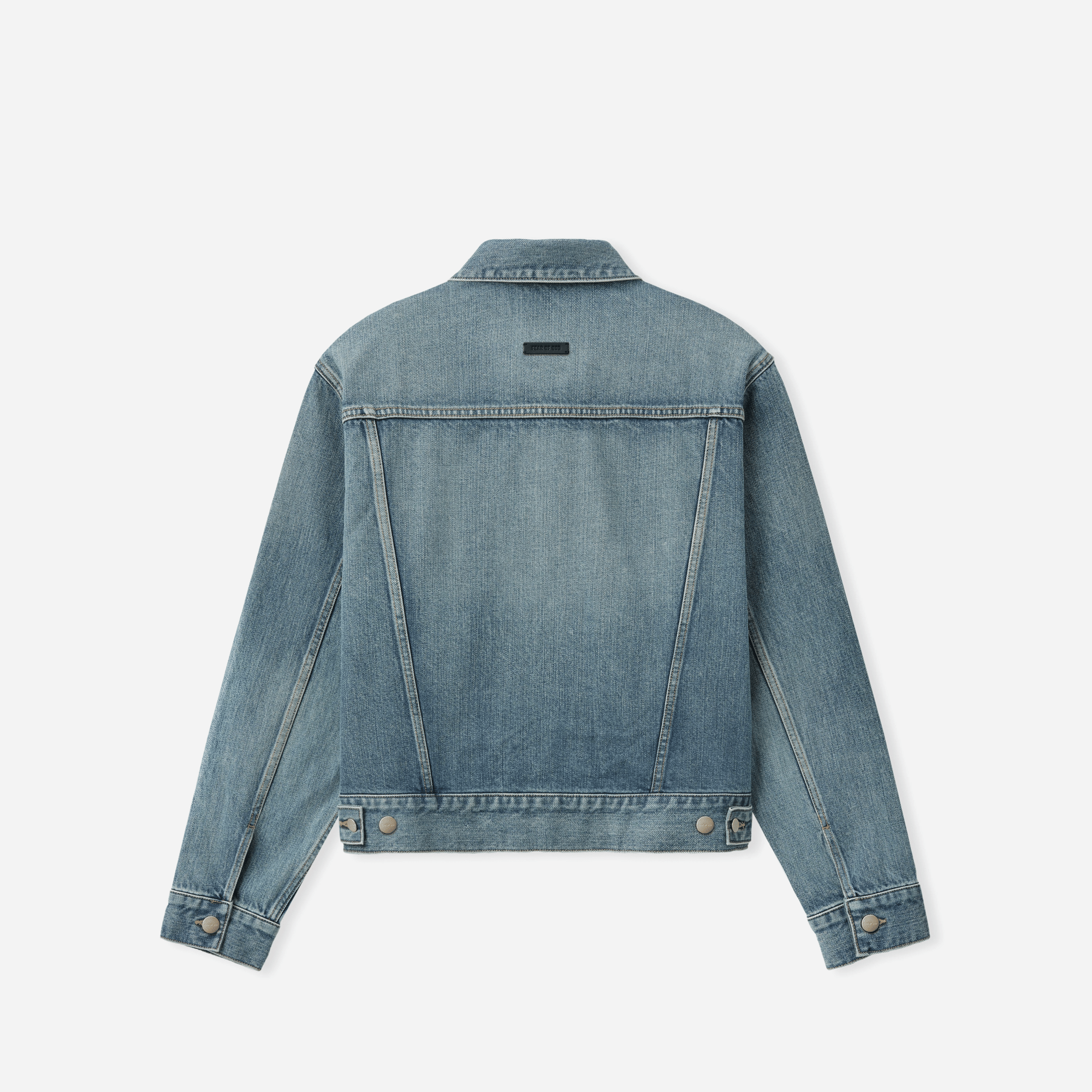 Fear Of God Classic Trucker Jacket Medium Indigo