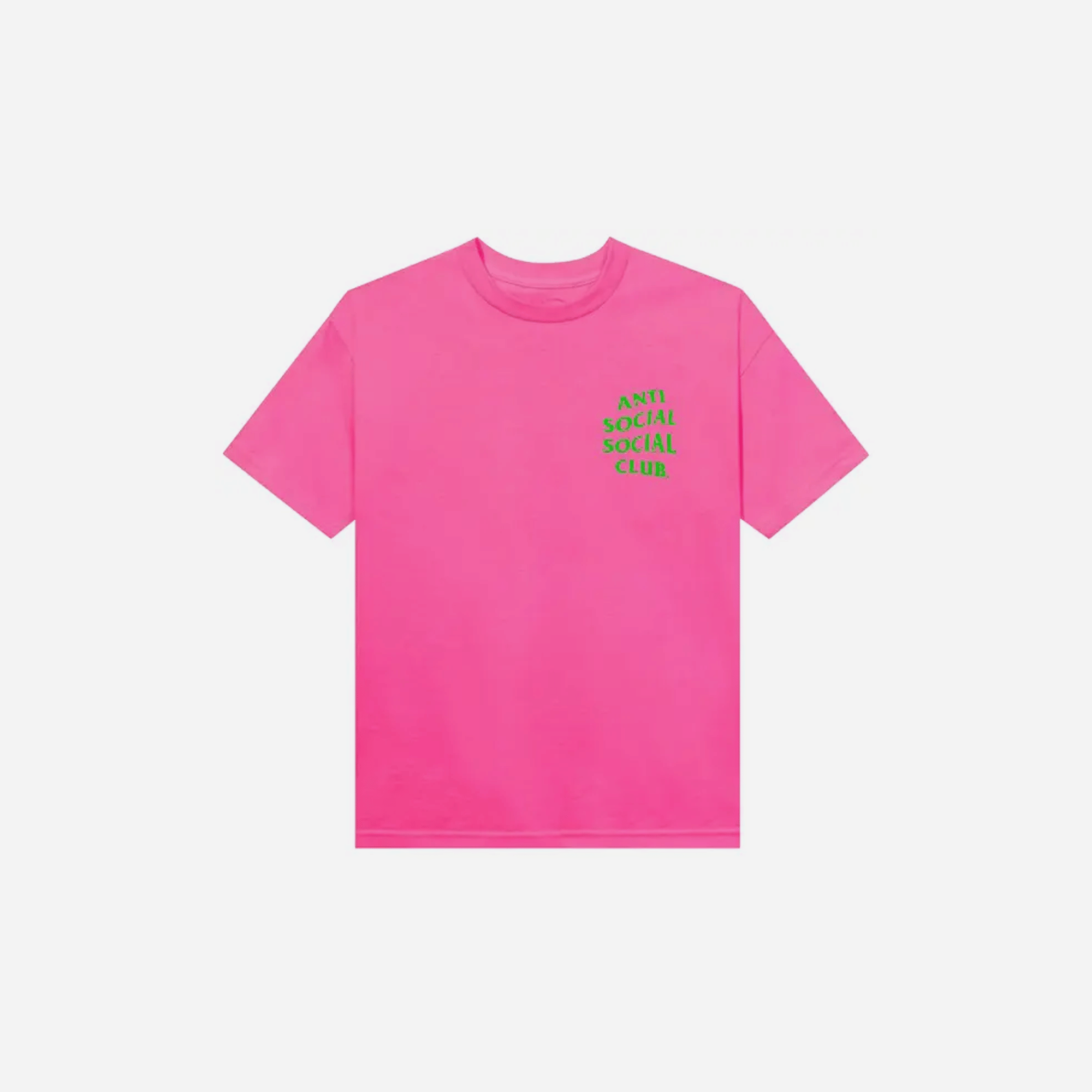 Anti Social Social Club Red Eye Neon Pink Tee