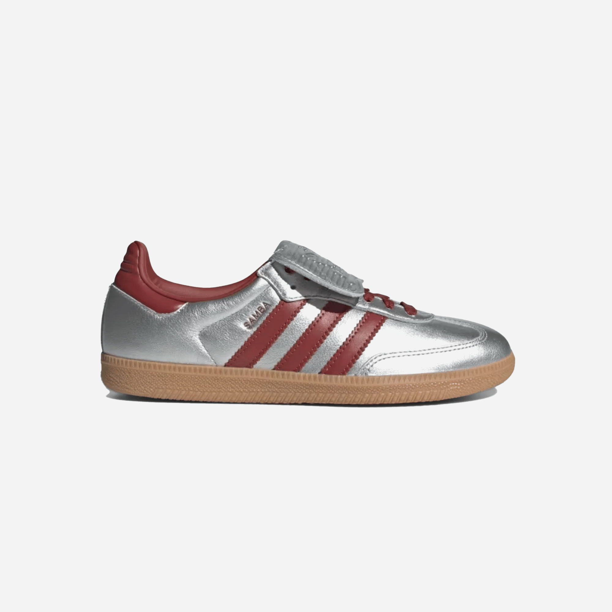 Adidas Samba LT Silver Metallic Ruby Gum WMNS