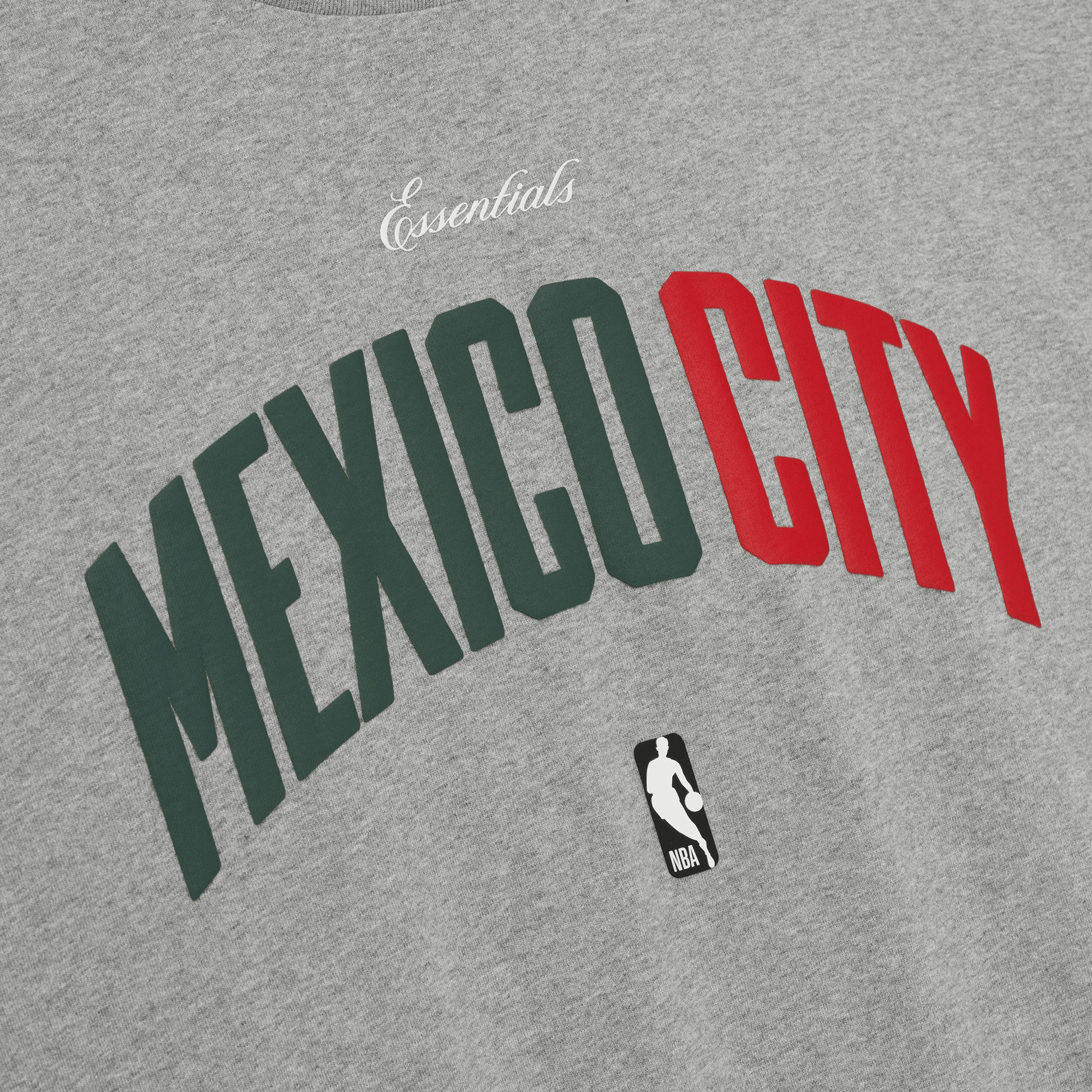 Fear Of God Essentials Mexico City 90s T-Shirt Concrete Heather