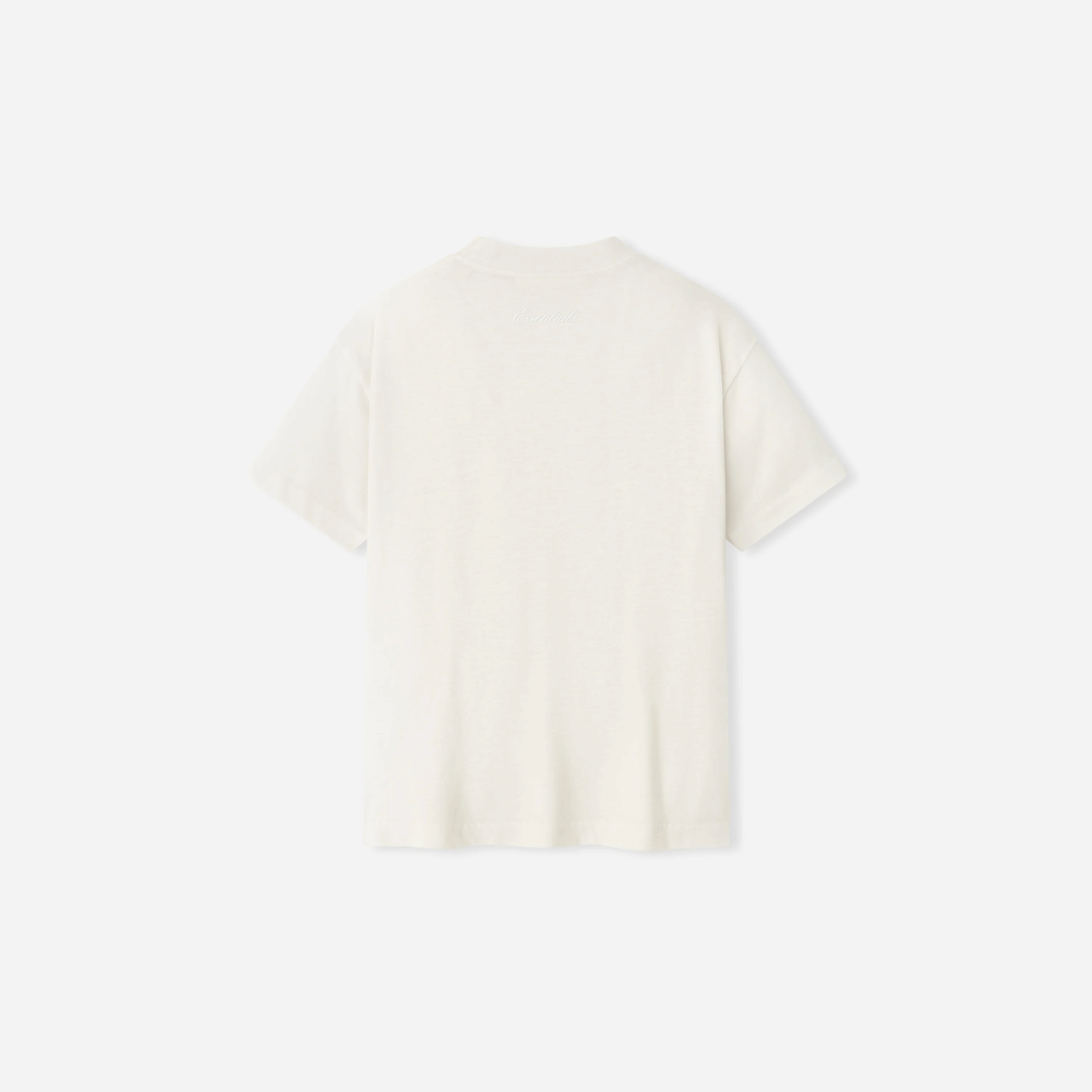 Fear Of God Essentials Kids Signature Classic T-Shirt Ivory
