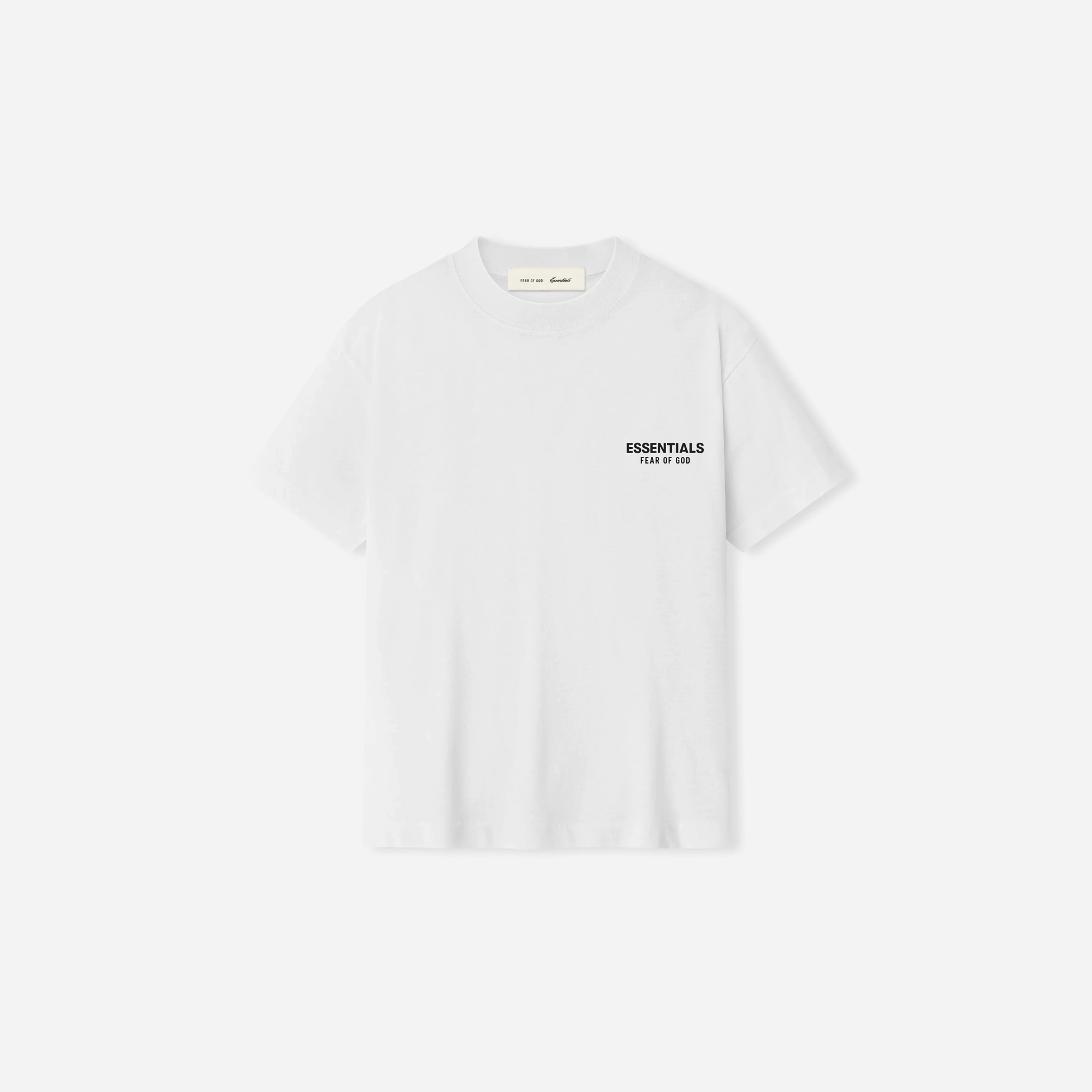 Fear Of God Essentials Kids Classic Short Sleeve T-Shirt Bright White