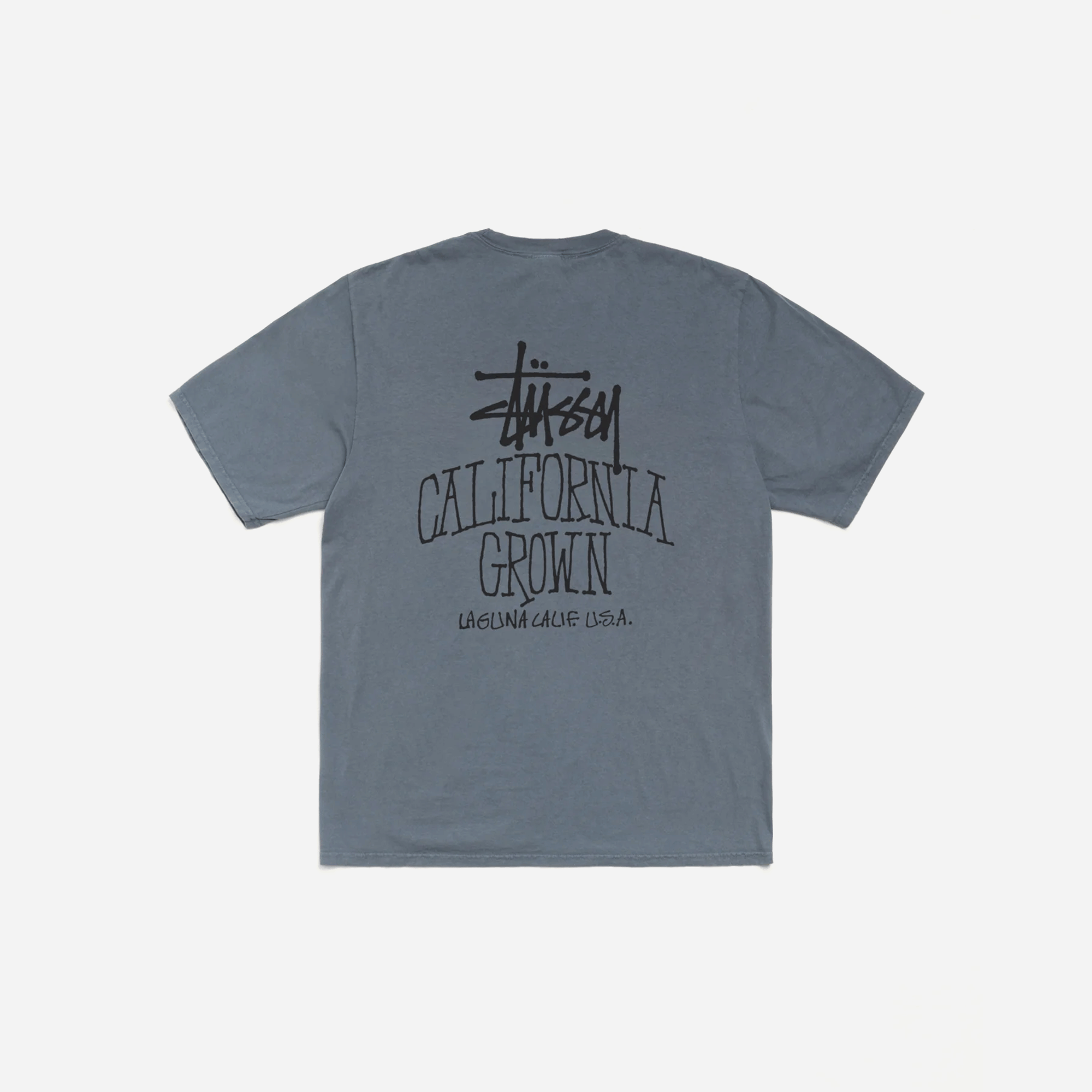 Stussy Cali Grown T-Shirt Pigment Dyed Navy