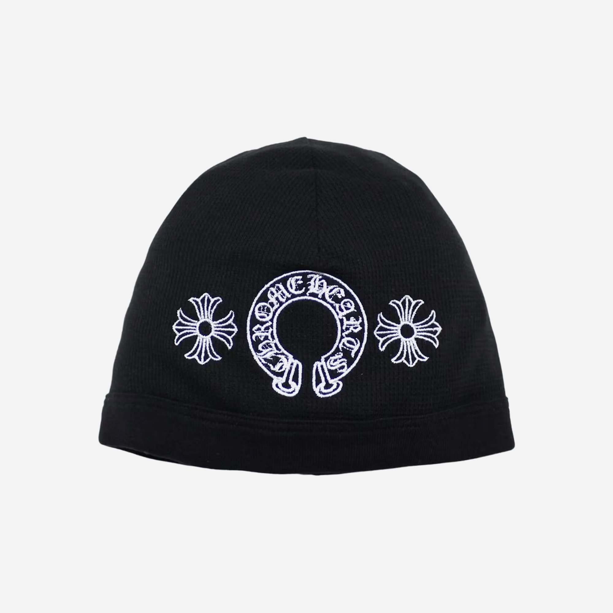 Chrome Hearts Horseshoe Skull Cap Beanie Black