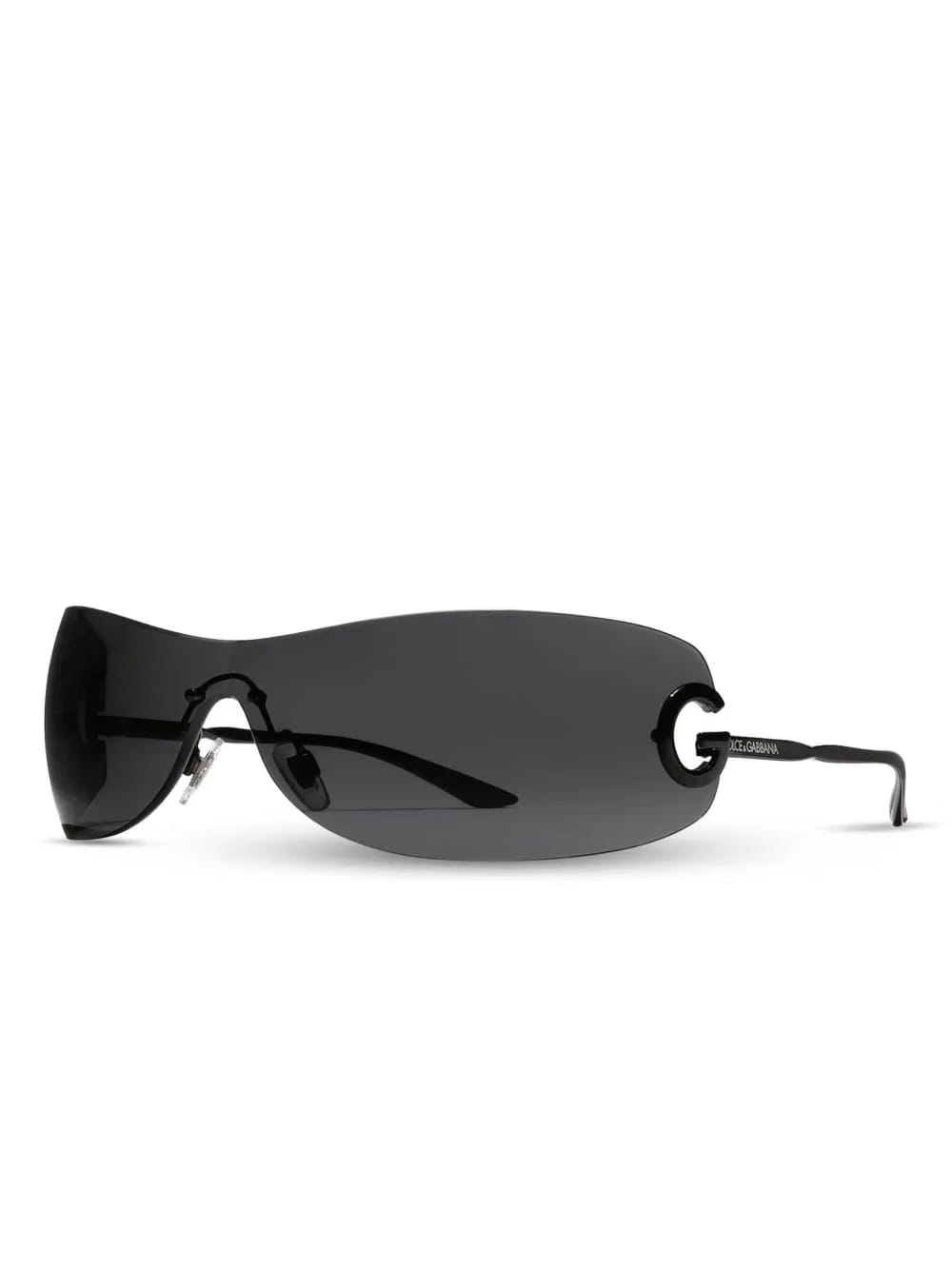 logo-detail wraparound sunglasses