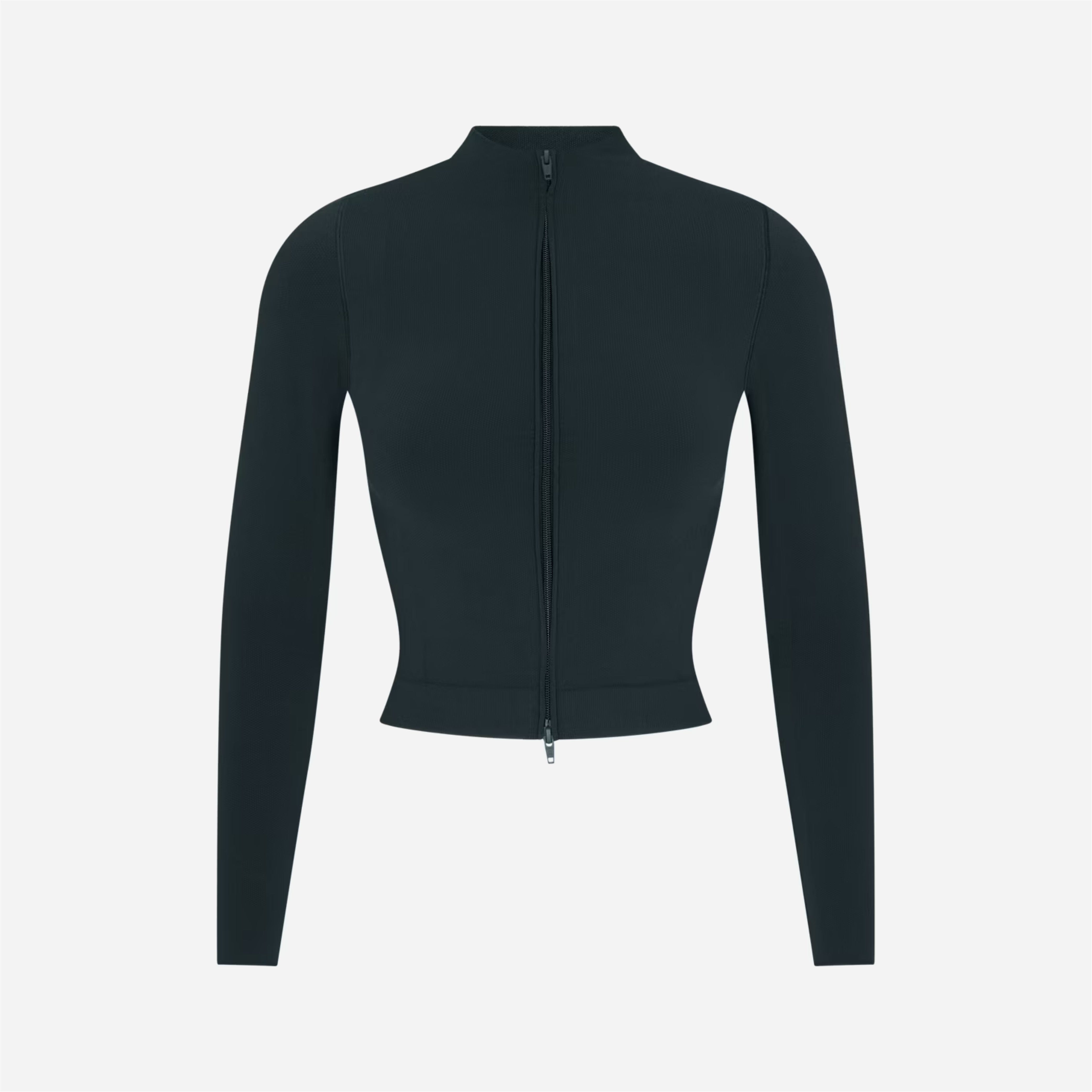 Nike X Skims Vintage Seamless Full-Zip Jacket Obsidian