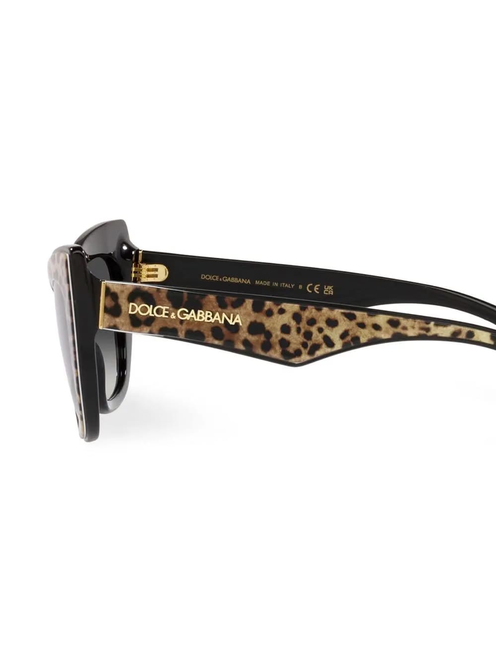 leopard-print tinted sunglasses