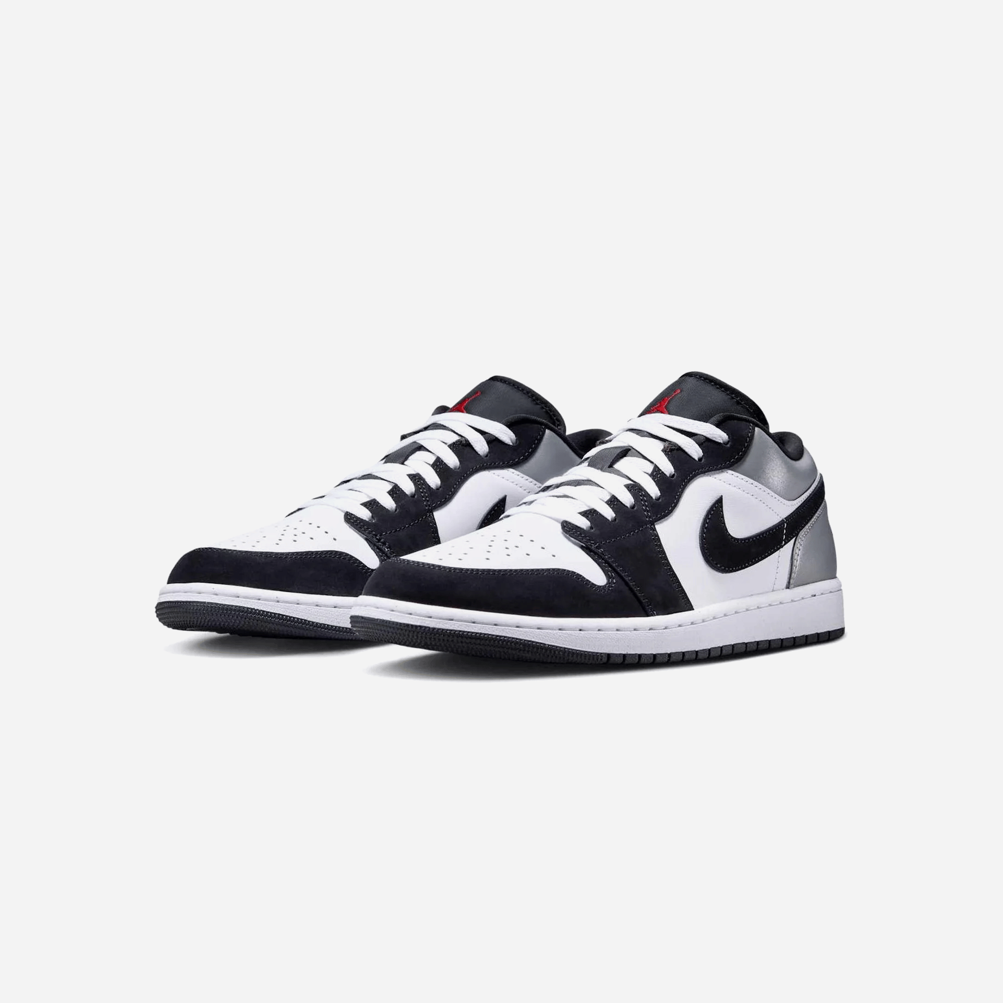 Air Jordan 1 Low Se White Fire Red Black Matte Silver