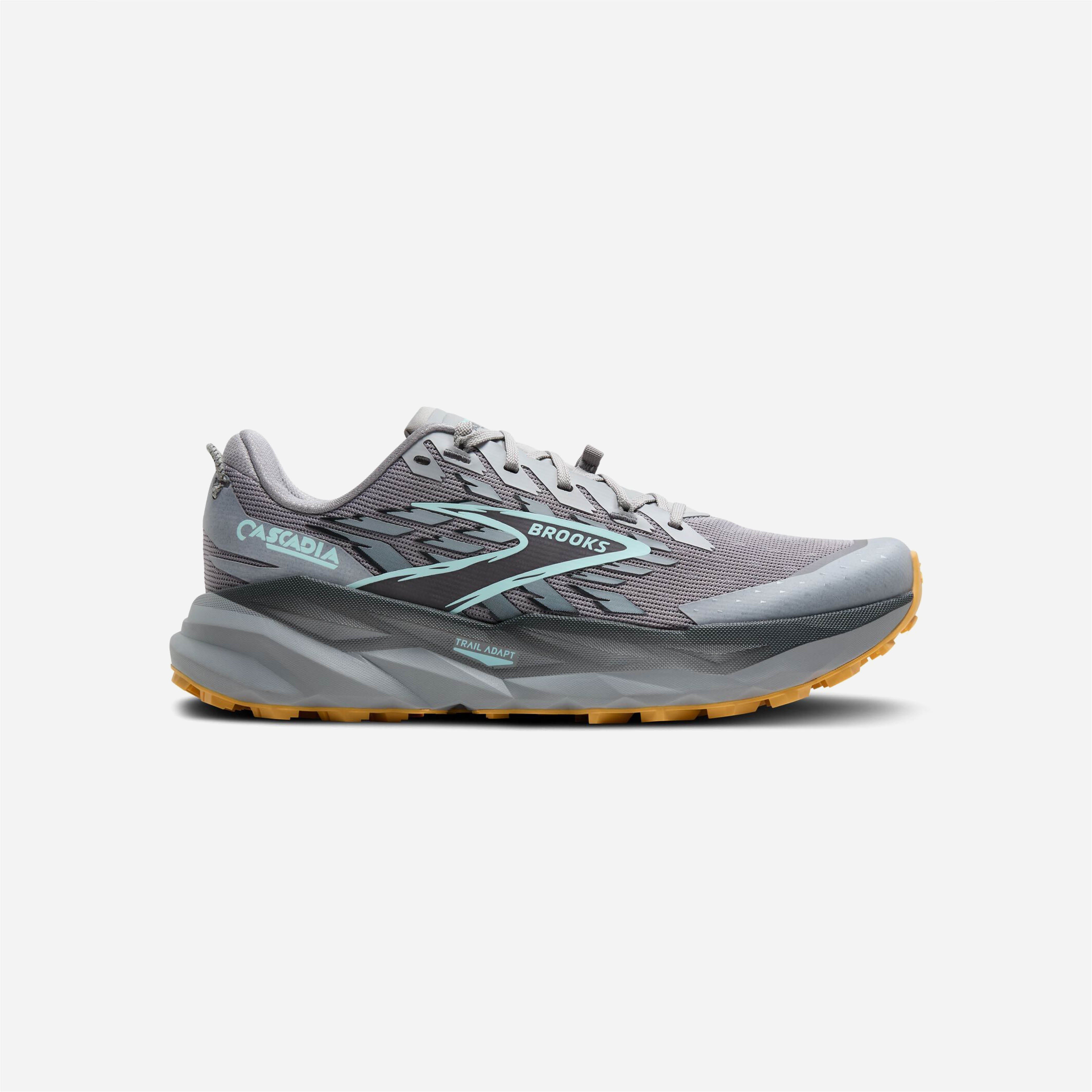 Brooks Cascadia 19 Alloy Ebony Orange