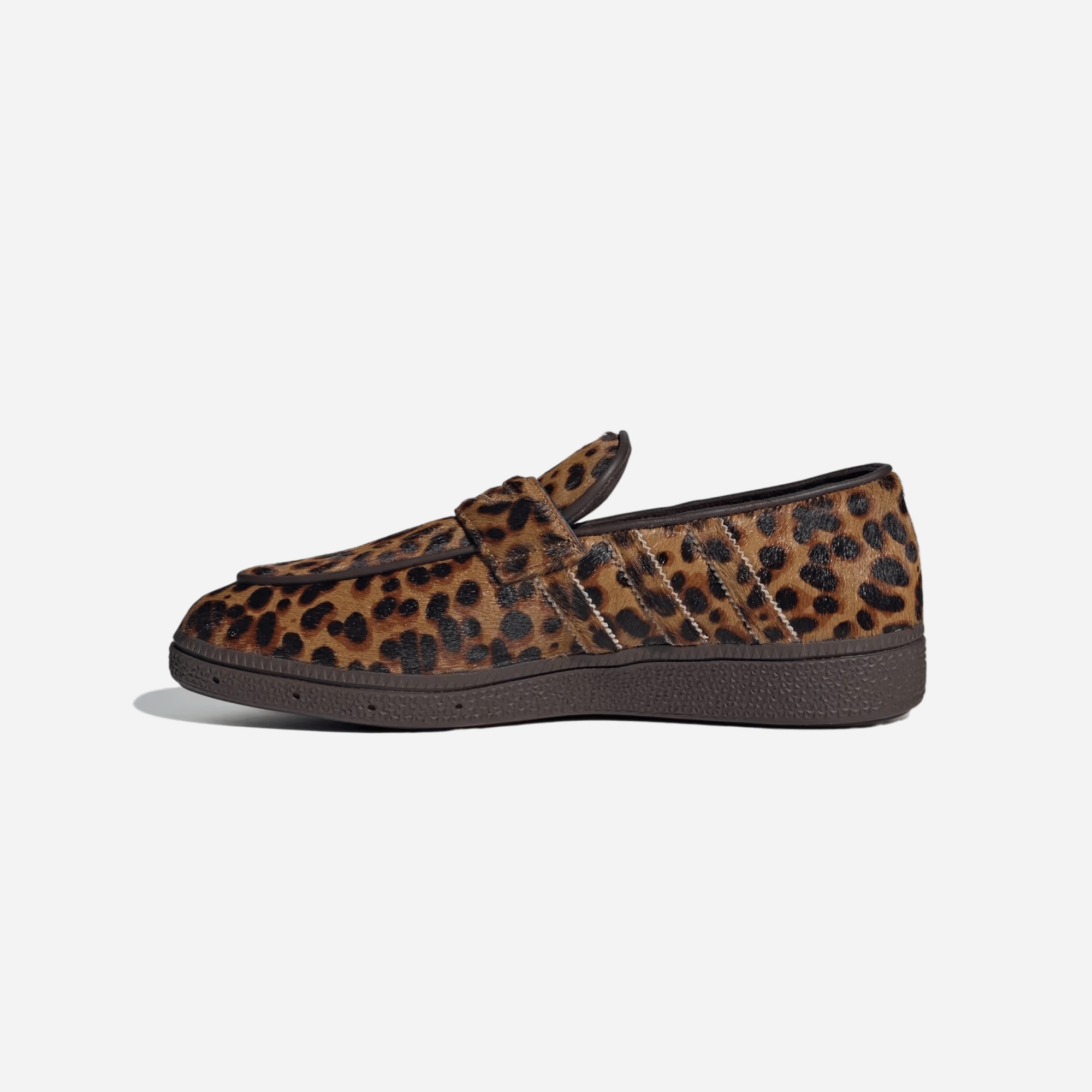 Adidas Handball Spezial Loafer Leopard Print Dark Brown Womens