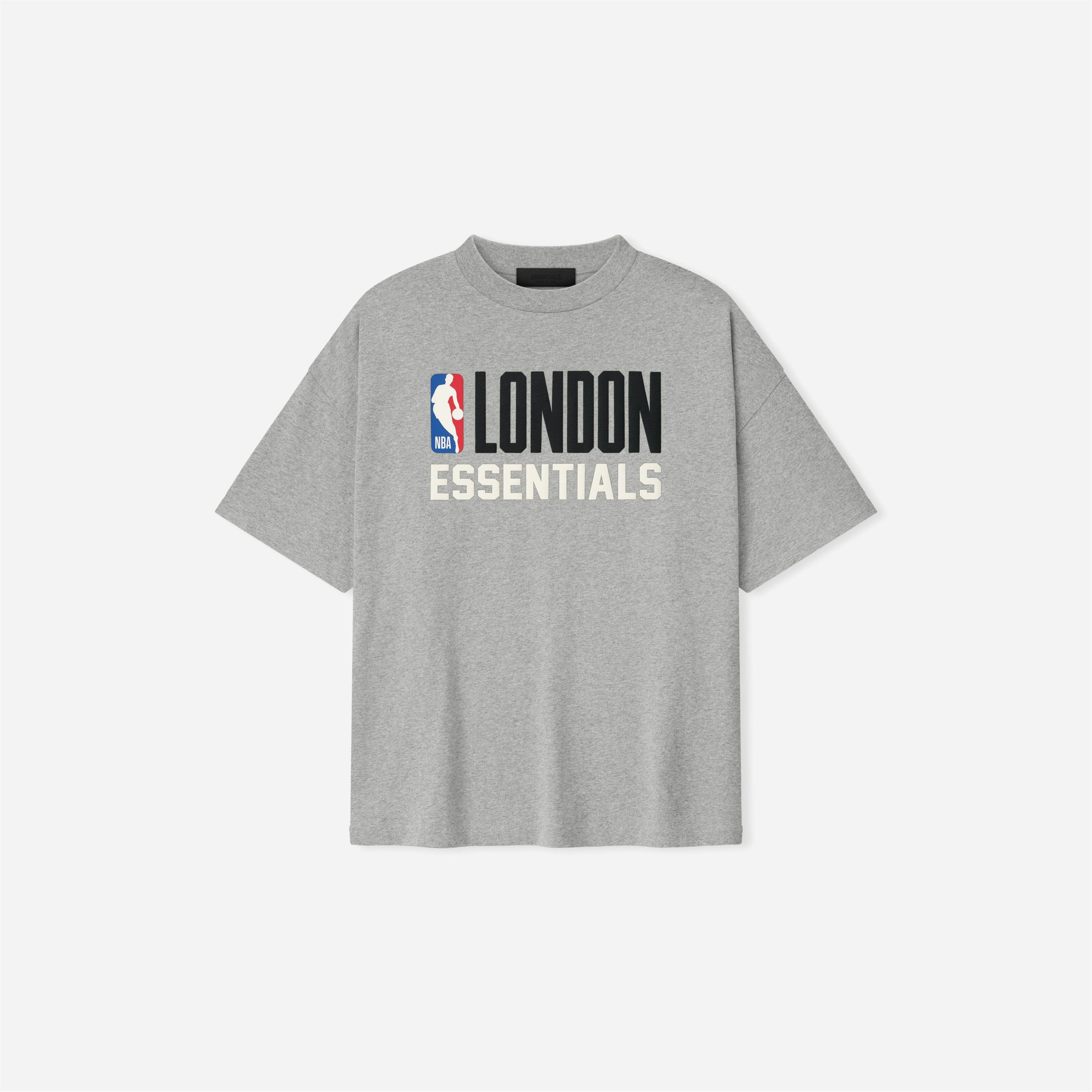 Fear Of God Essentials London 90s Fit T-Shirt Concrete Heather