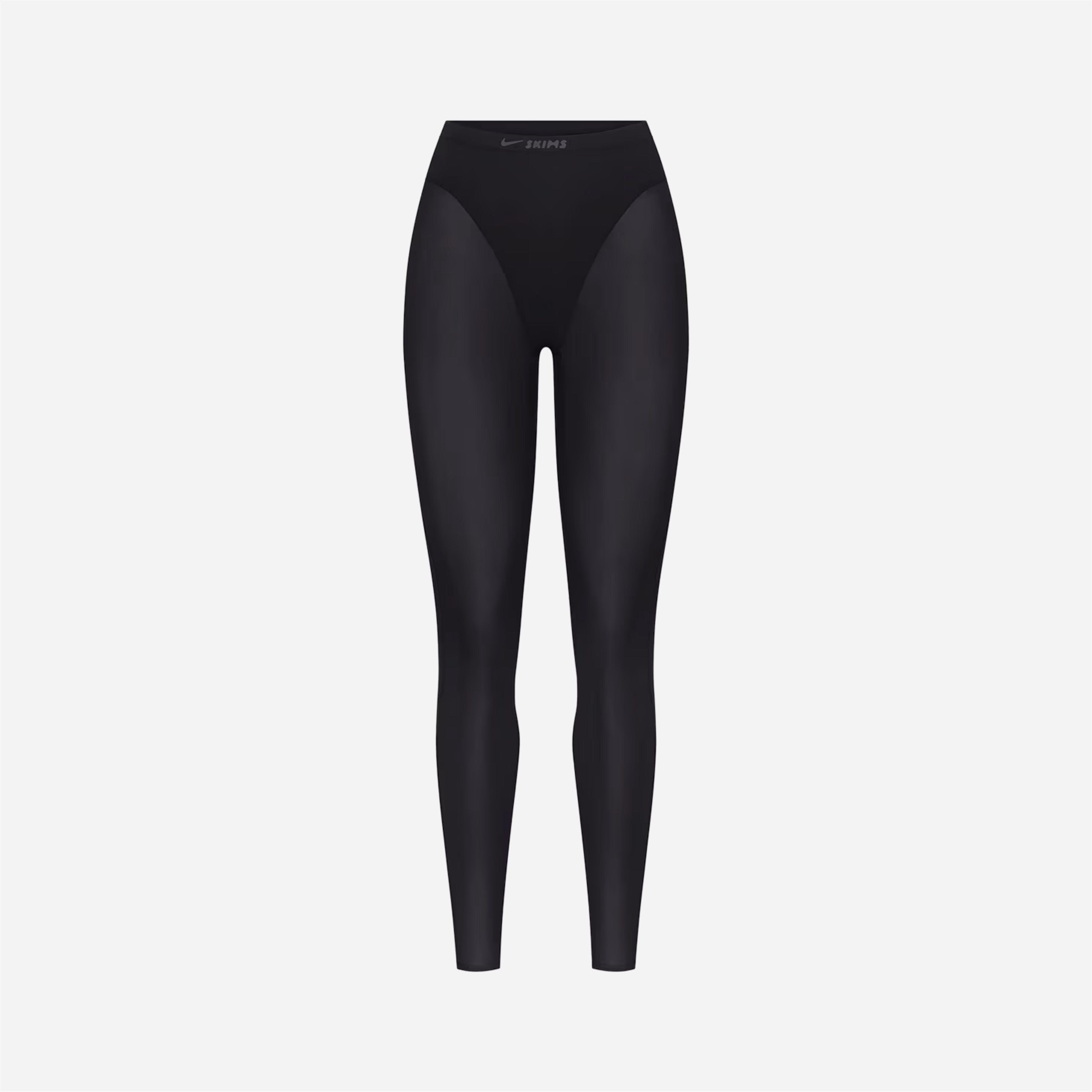 Nike X Skims Weightless Layers High-Waisted V-Panel Leggings Obsidian
