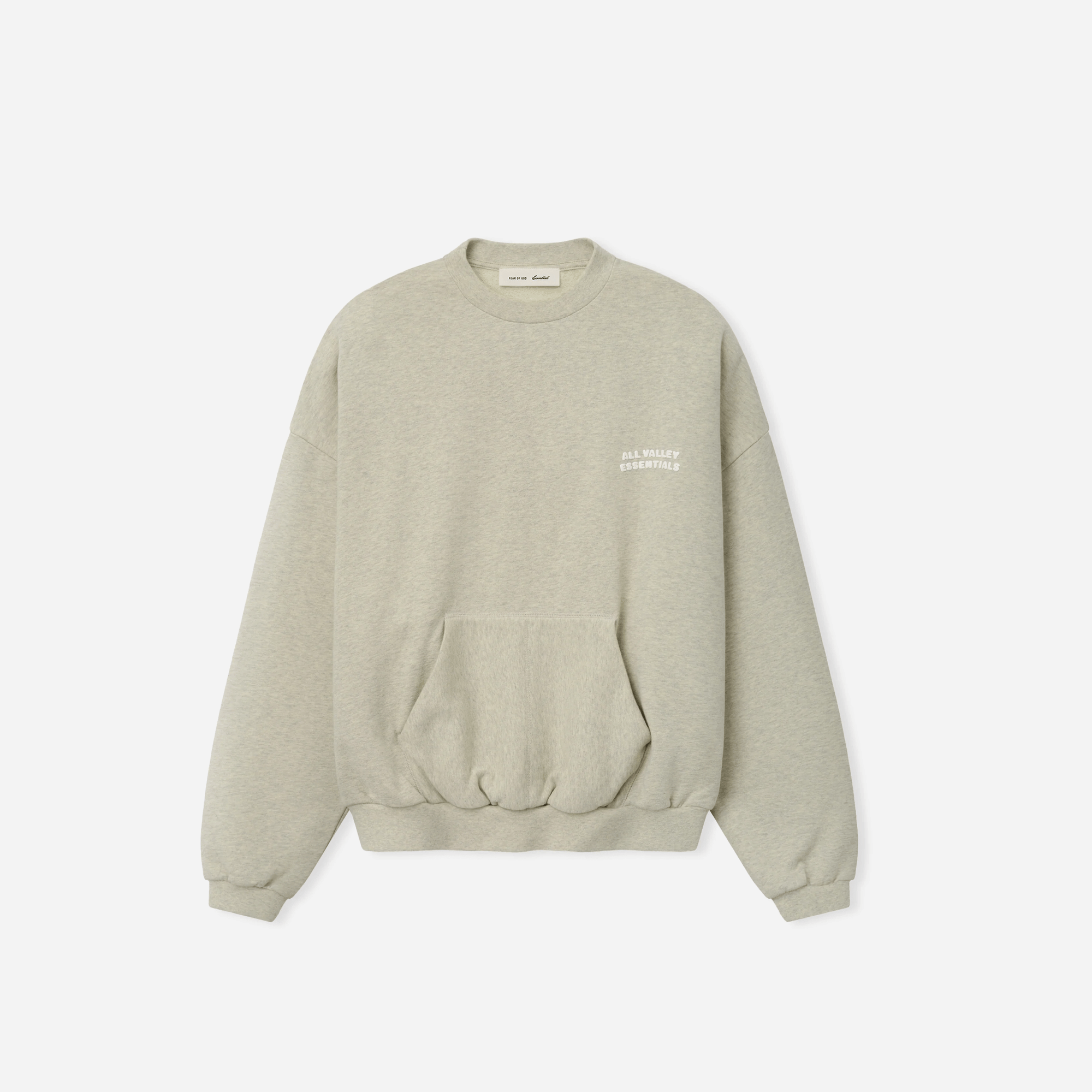 Fear Of God Essentials 90s Sweatshirt Washed Vanilla Heather
