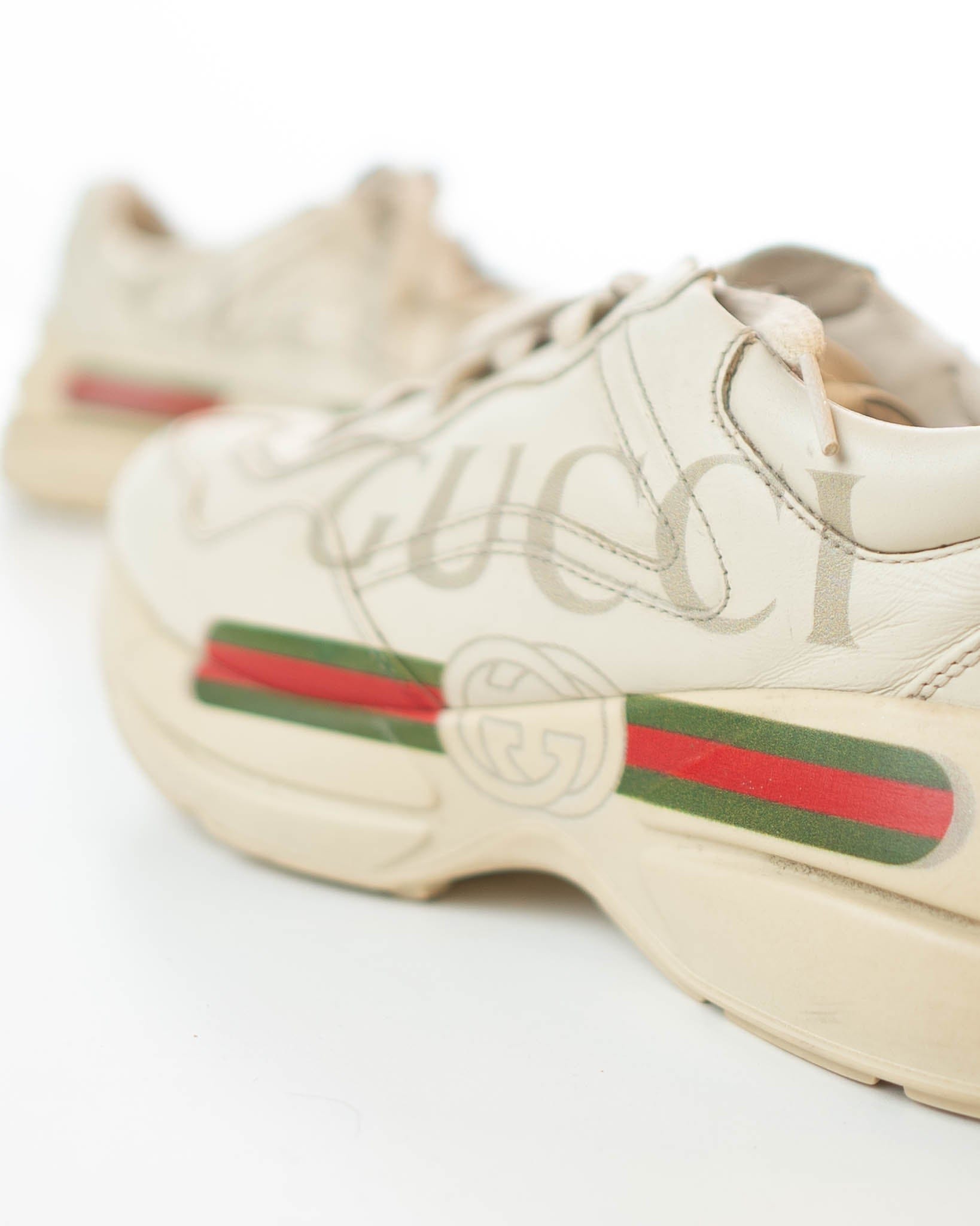 Gucci Women's Rhyton Logo Sneaker (UK 7.5)